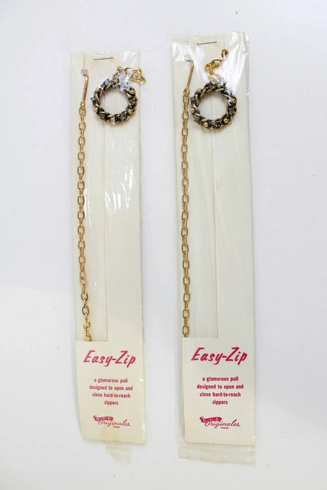 Vintage 1950s Deadstock Chain Zipper Puller