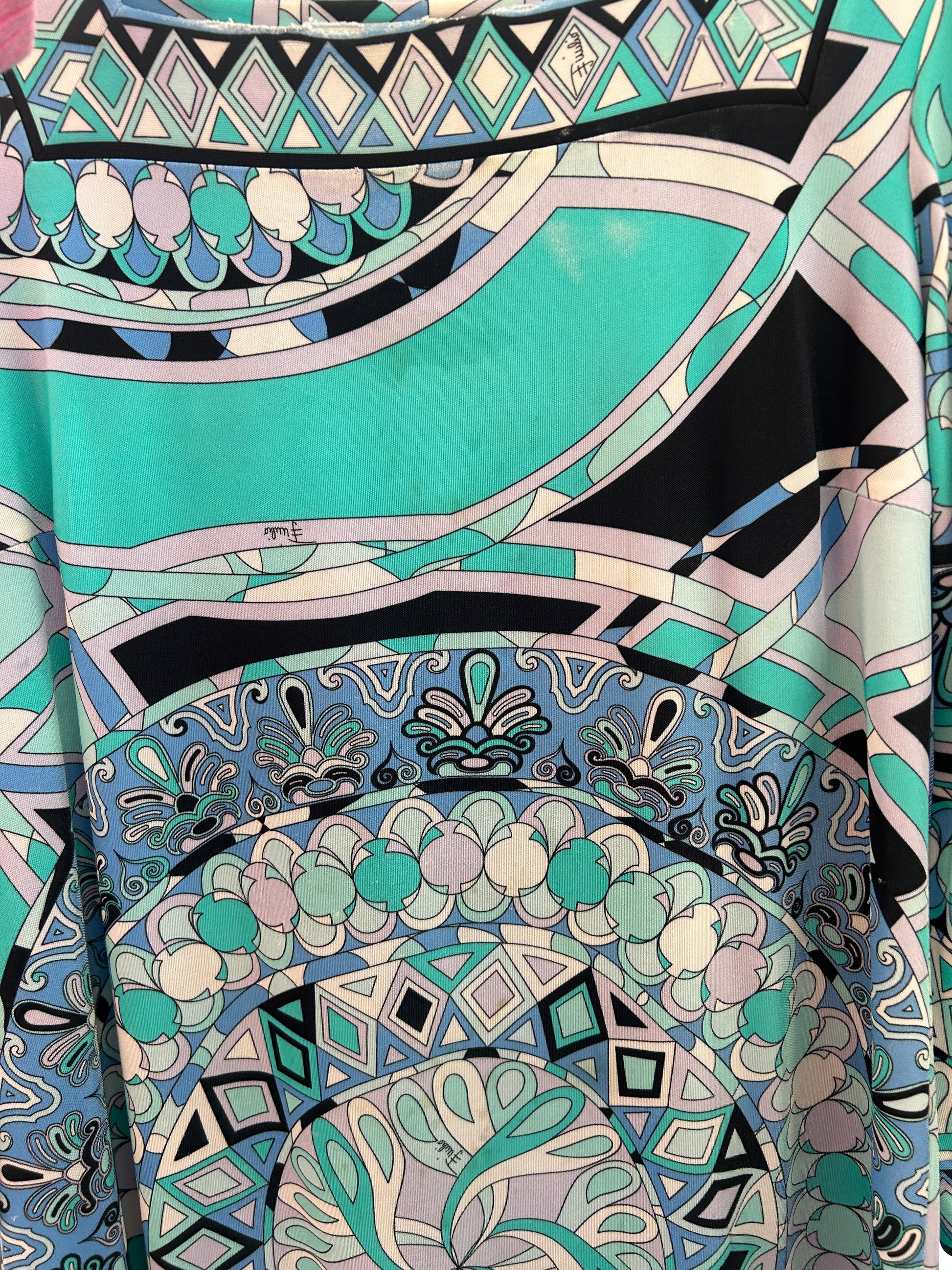 Emilio Pucci Patterned Silk Jersey Dress, Medium – Ian Drummond