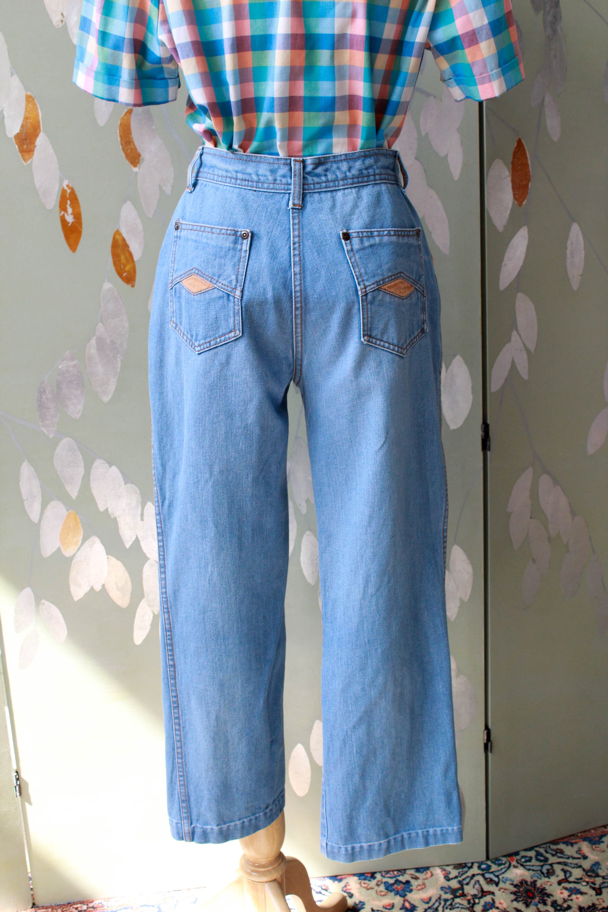 1970s Blue Jeans by K-Mart, 30 Waist – Ian Drummond Vintage