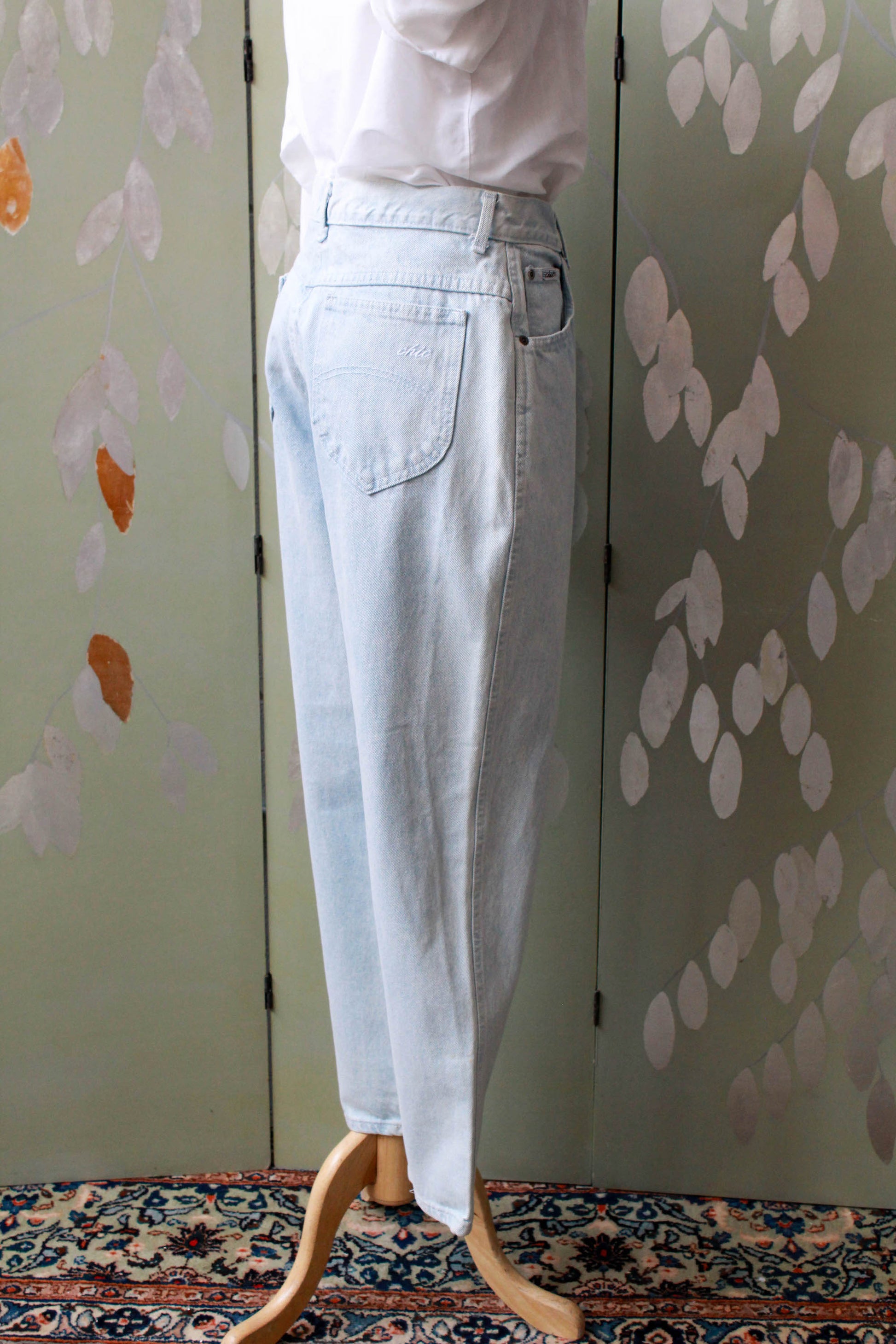 Ian Drummond Vintage 90s Light Wash Chic Denim Jeans, Waist 30