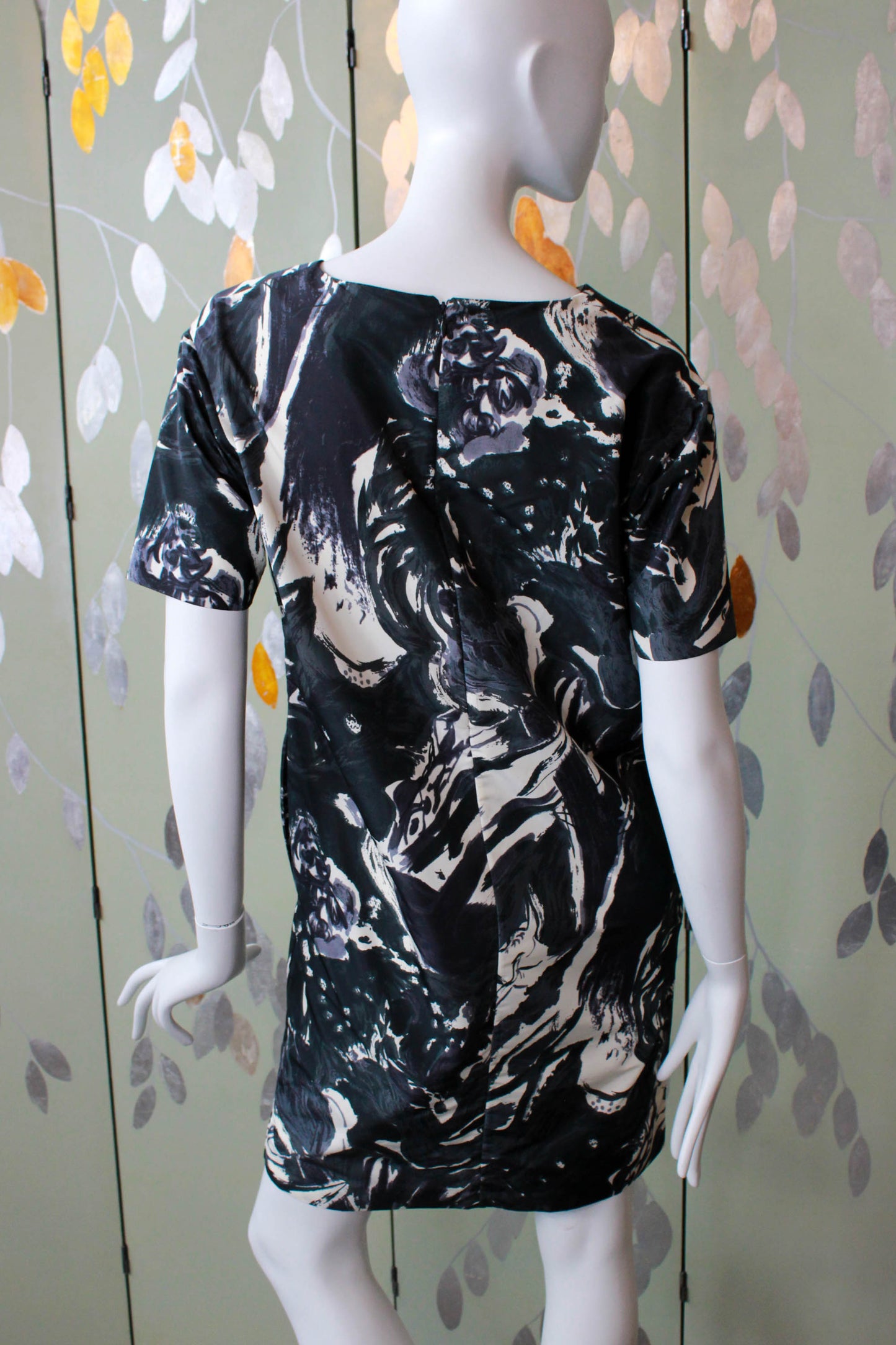 Marni Black and White Graphic Print Dress, Medium