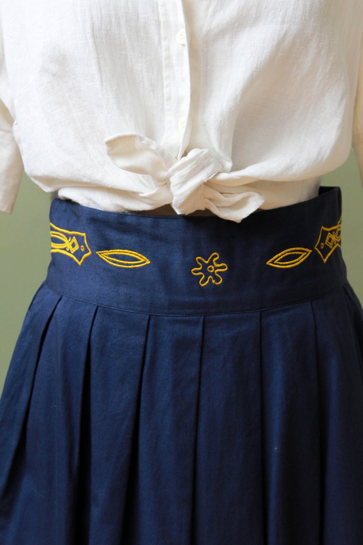 Buy Heritage Navy Broderie Skirt Dress And Knickers Set Online at Best  Price