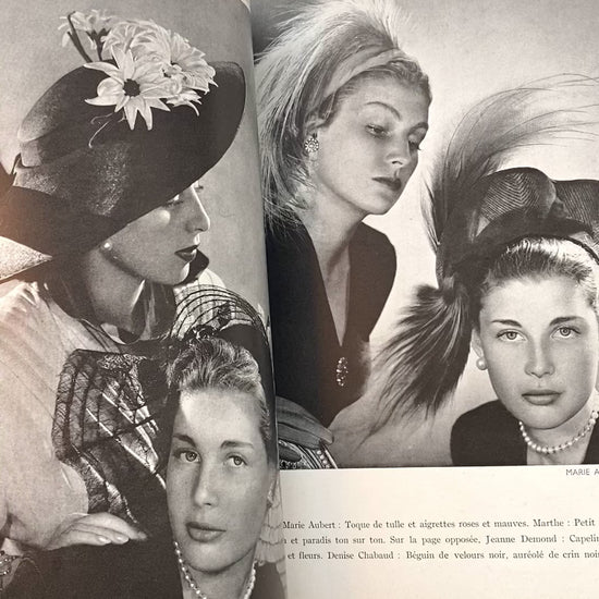 Vintage French Fashion Magazine, Chapeaux de Paris No.1 1946