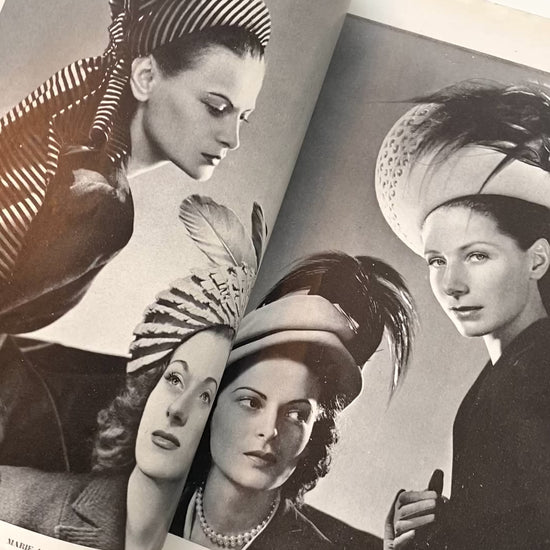 Vintage French Fashion magazine, Chapeaux de Paris No.2 August 1946