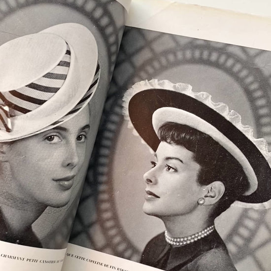 Vintage French Fashion Magazine, Chapeaux de Paris, No.9 Summer 1948