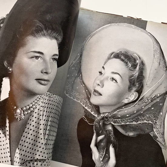 Vintage French Fashion Magazine, Chapeaux de Paris No.5 Summer 1947