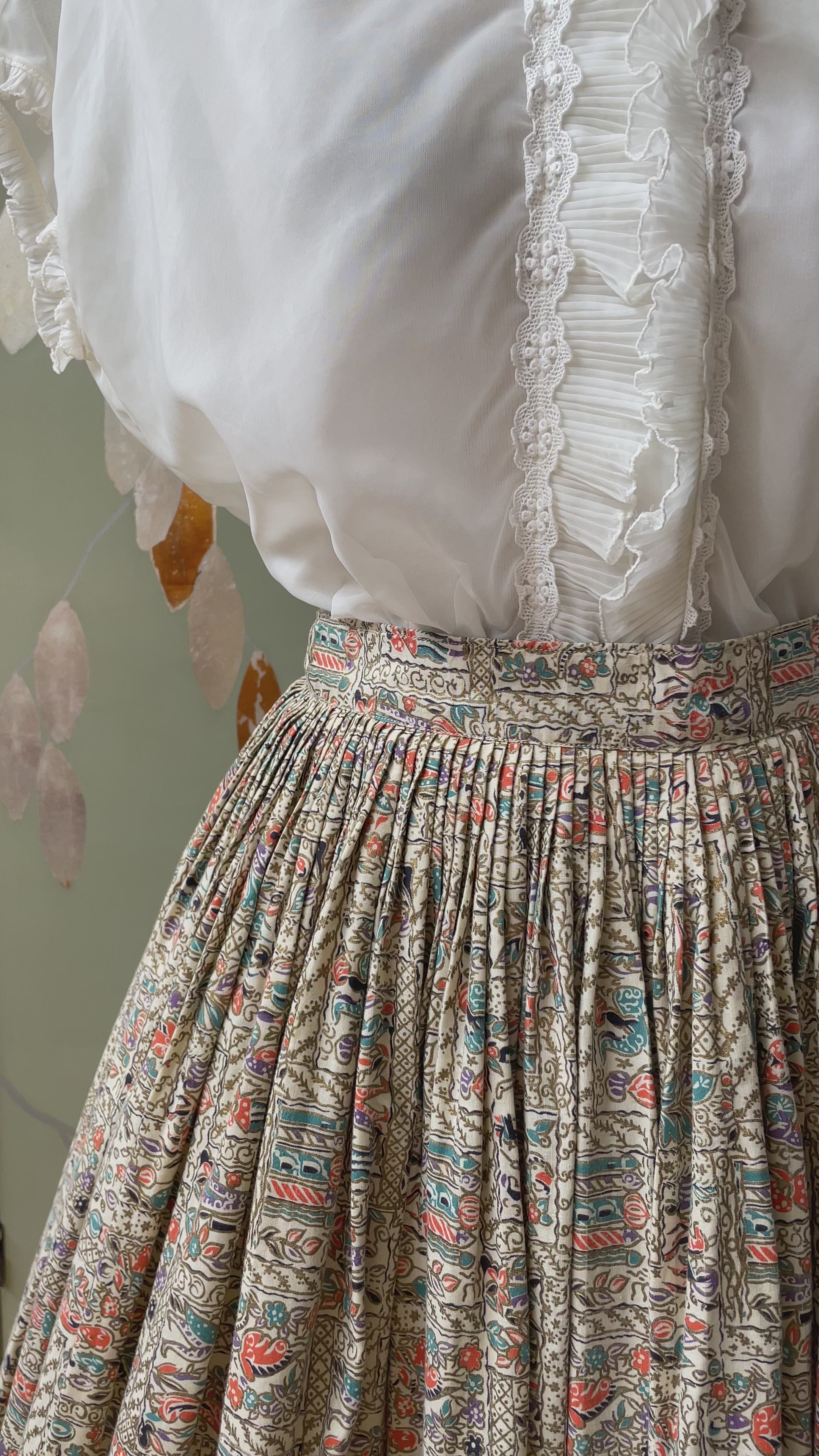 1950s Middle Eastern Novelty Print Full Skirt, XS – Ian Drummond