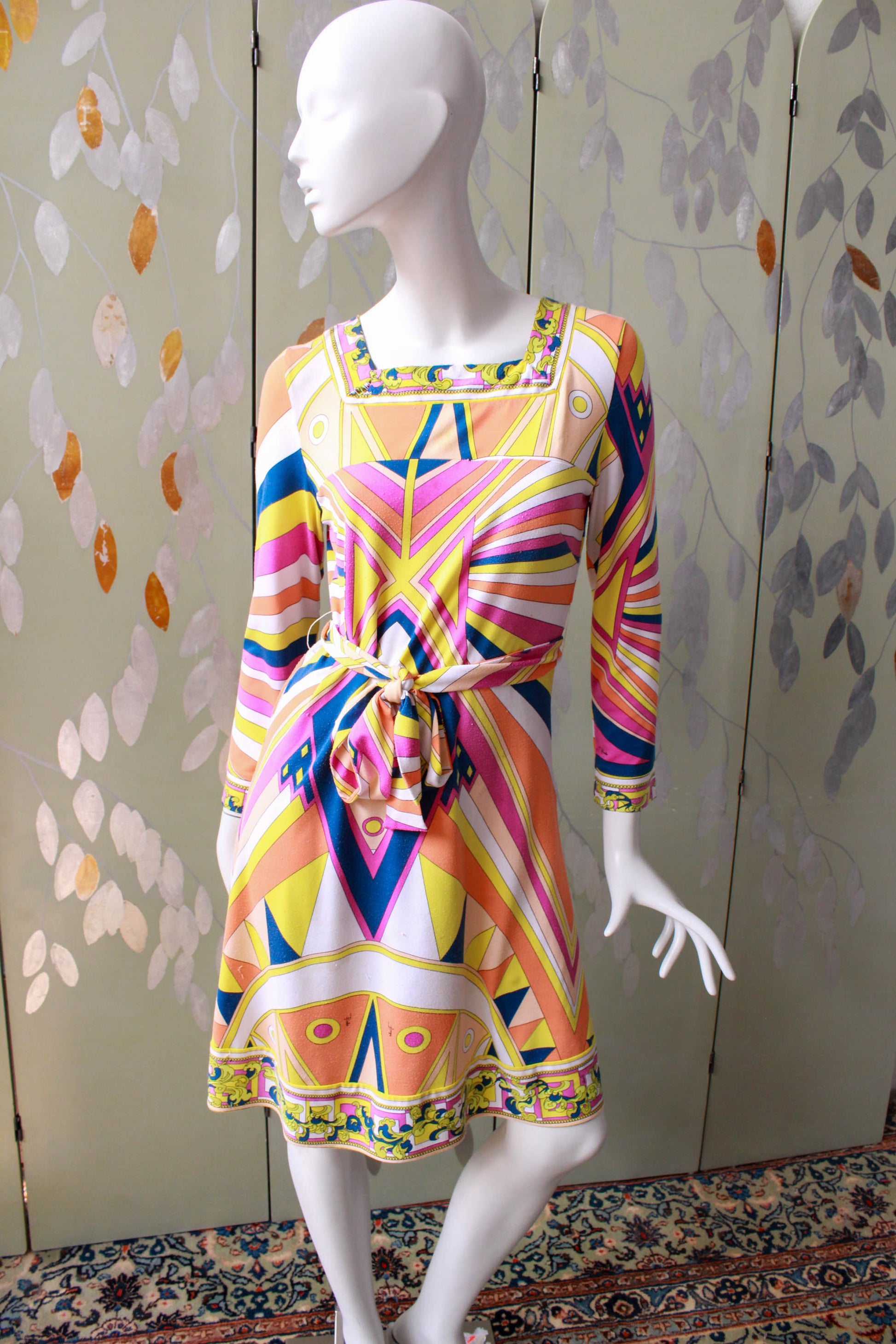 Emilio Pucci Patterned Silk Jersey Dress, Medium – Ian Drummond