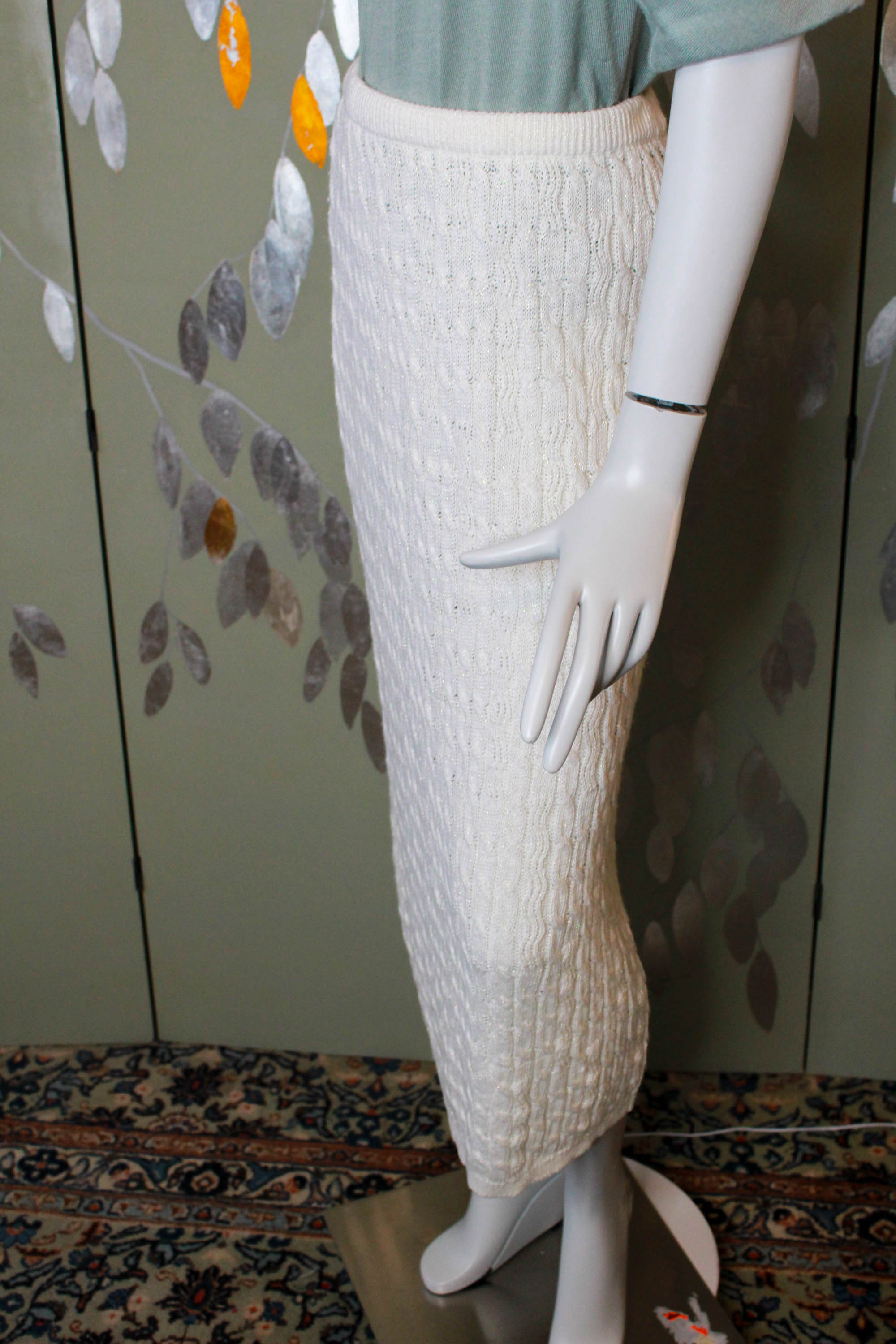 80s white 2024 pencil skirt