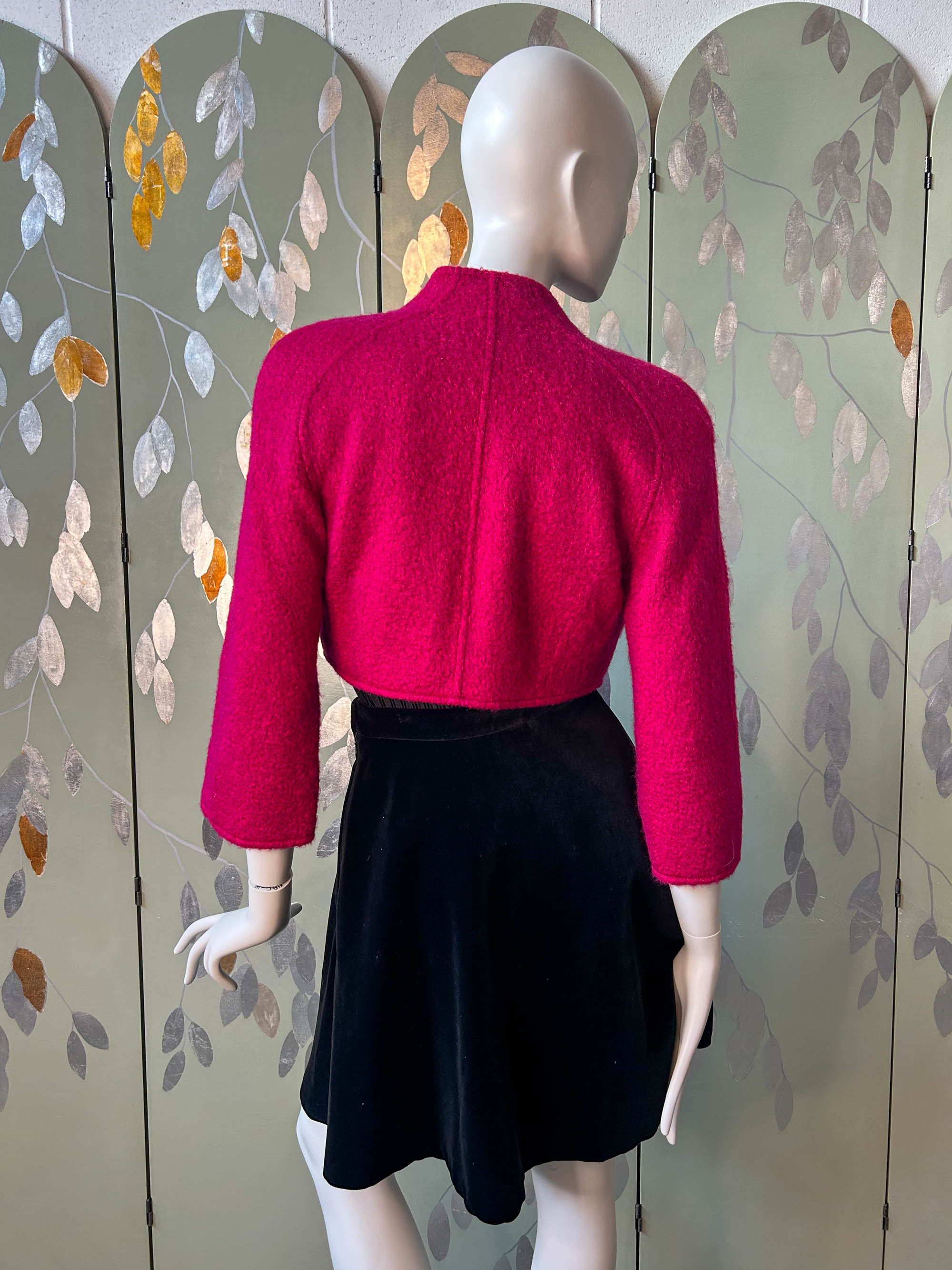 1980s Thierry Mugler Magenta Bolero, Small – Ian Drummond