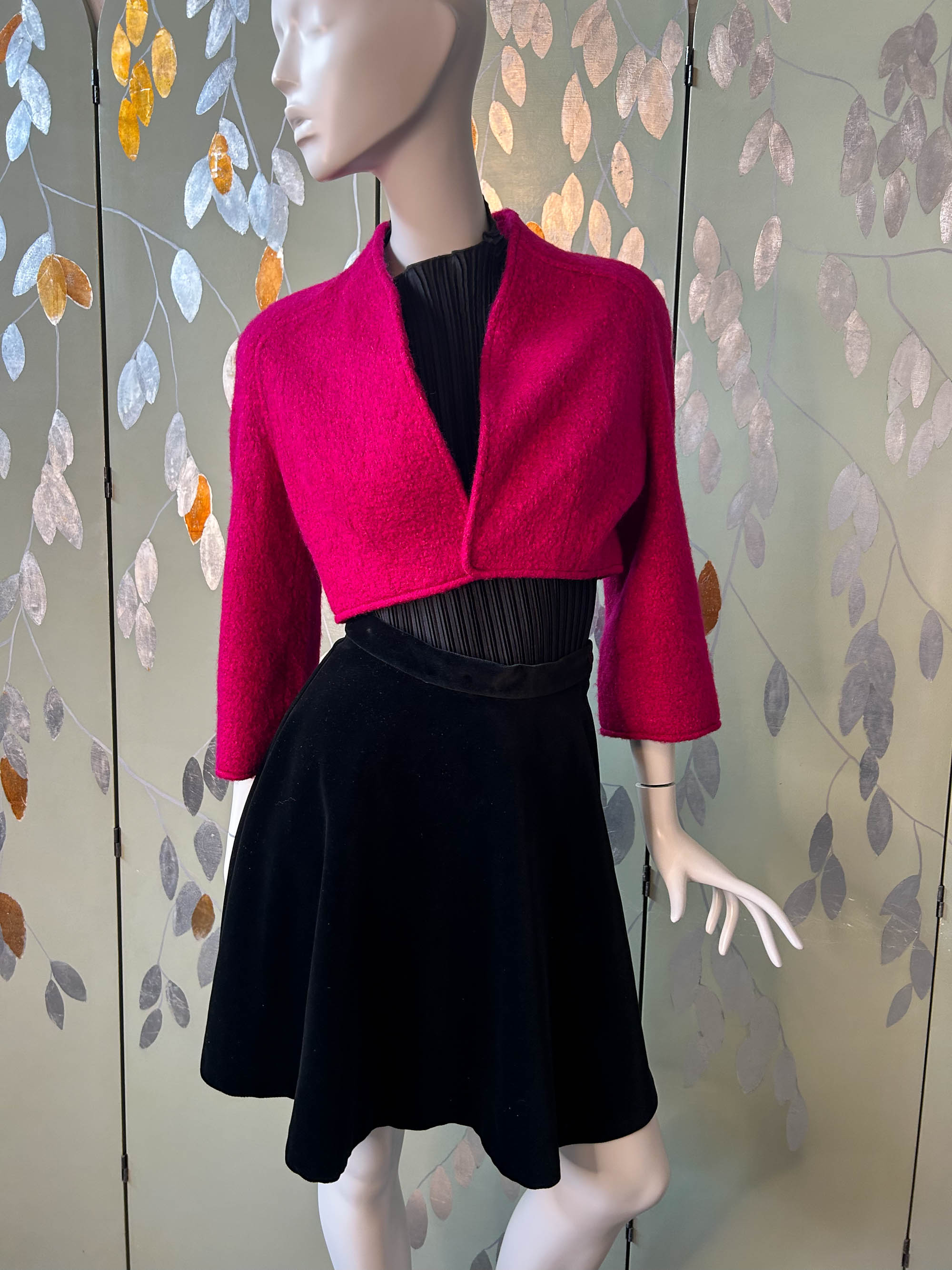 1980s Thierry Mugler Magenta Bolero, Small – Ian Drummond