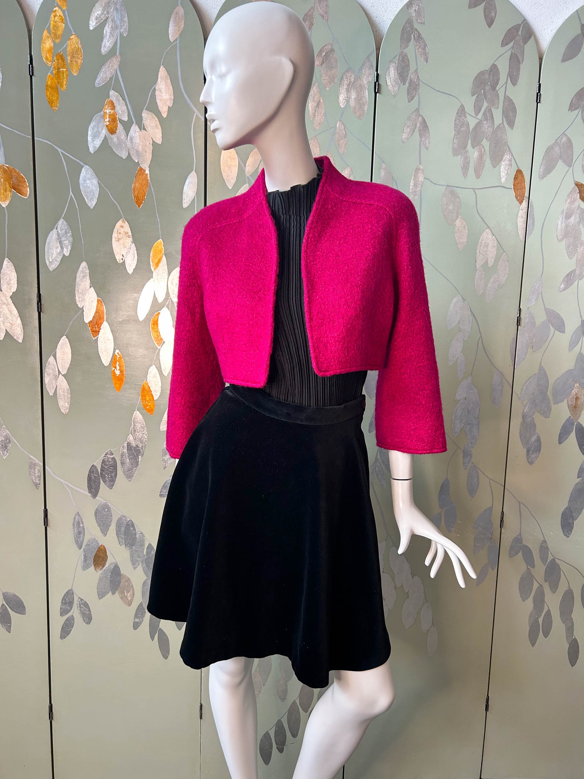 Vintage 1980s Thierry Mugler Magenta Bolero, Small – Ian Drummond