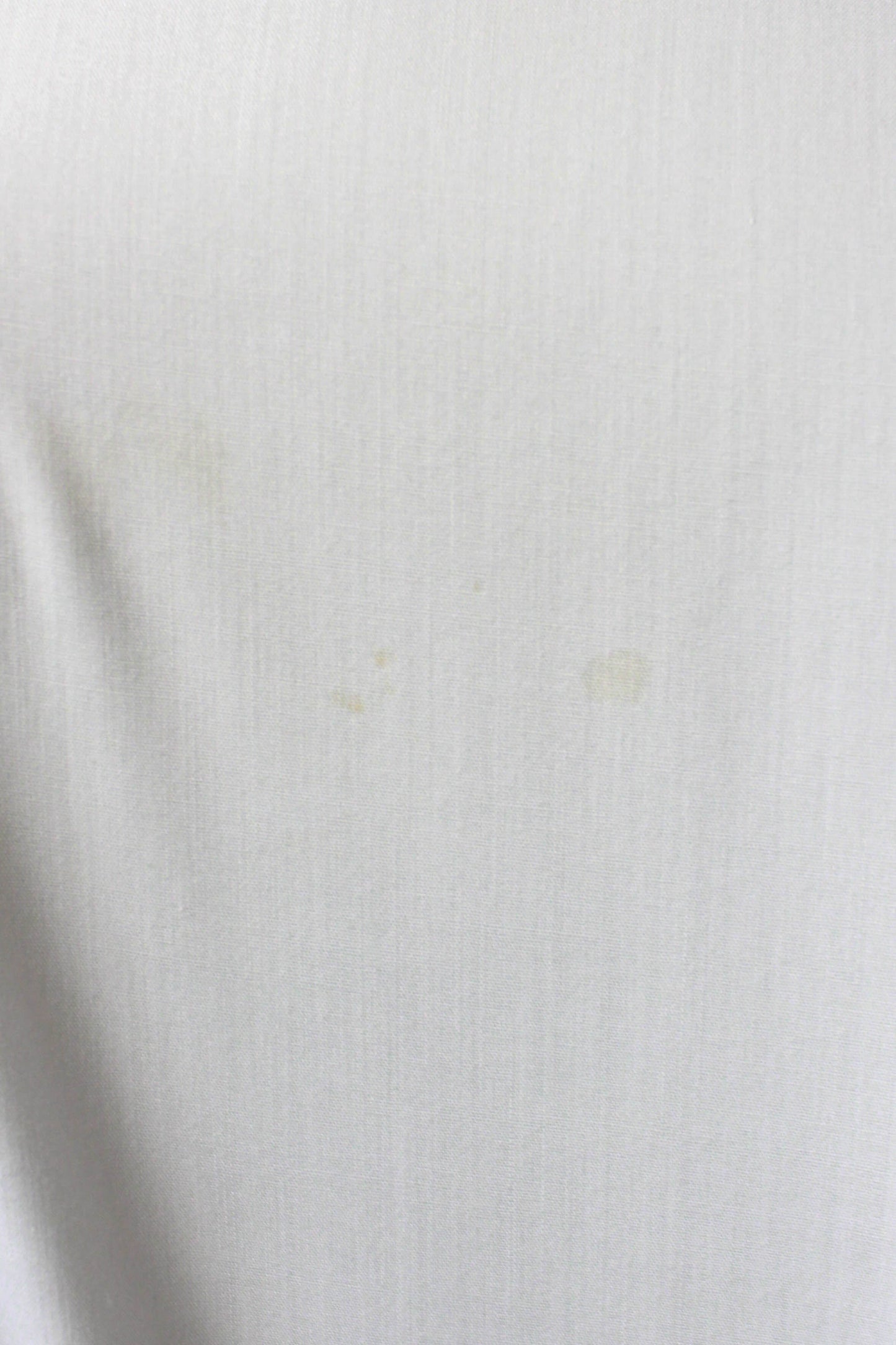 Vintage White Ruffle Sleeve Blouse, Medium