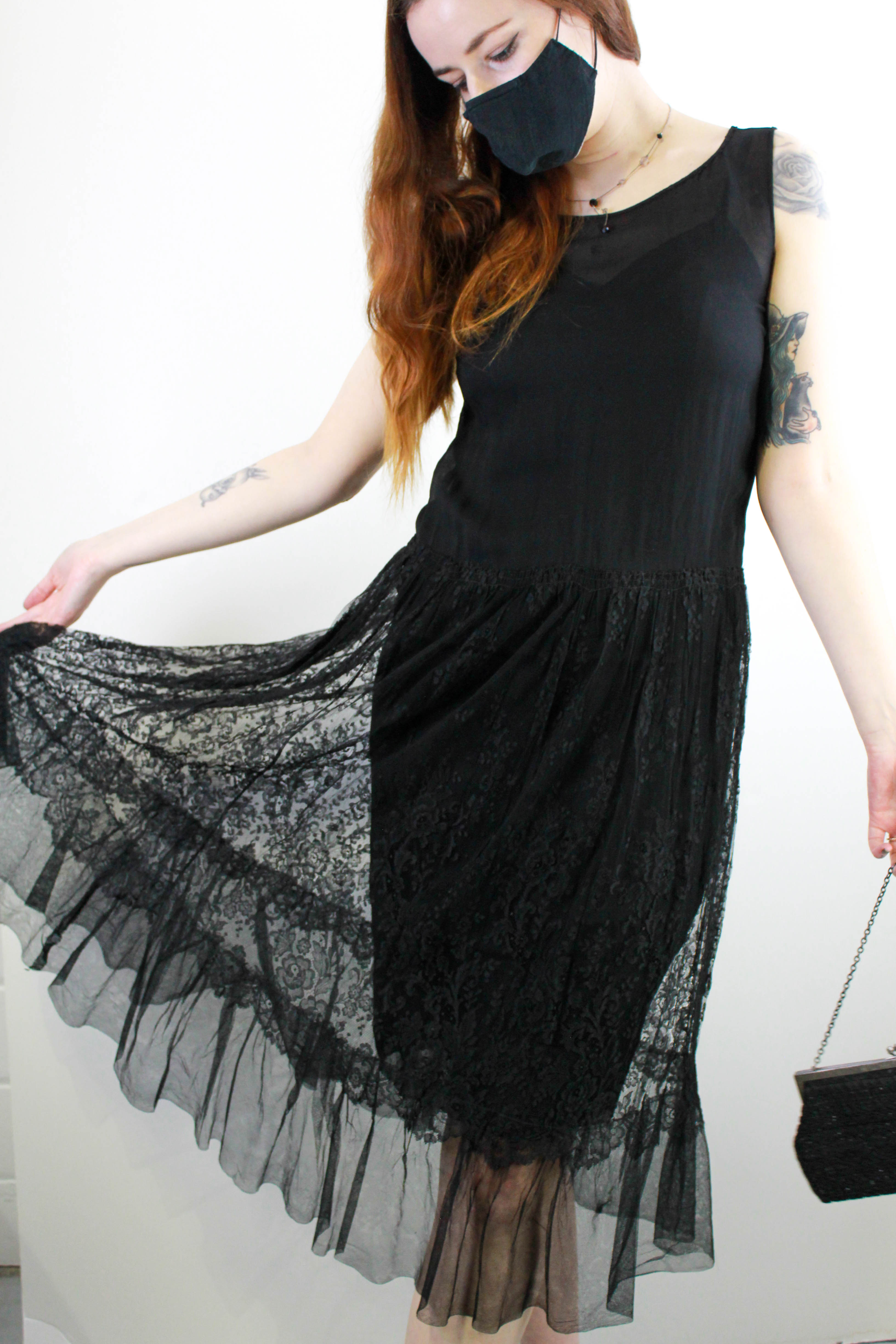 Sheer flapper outlet dress