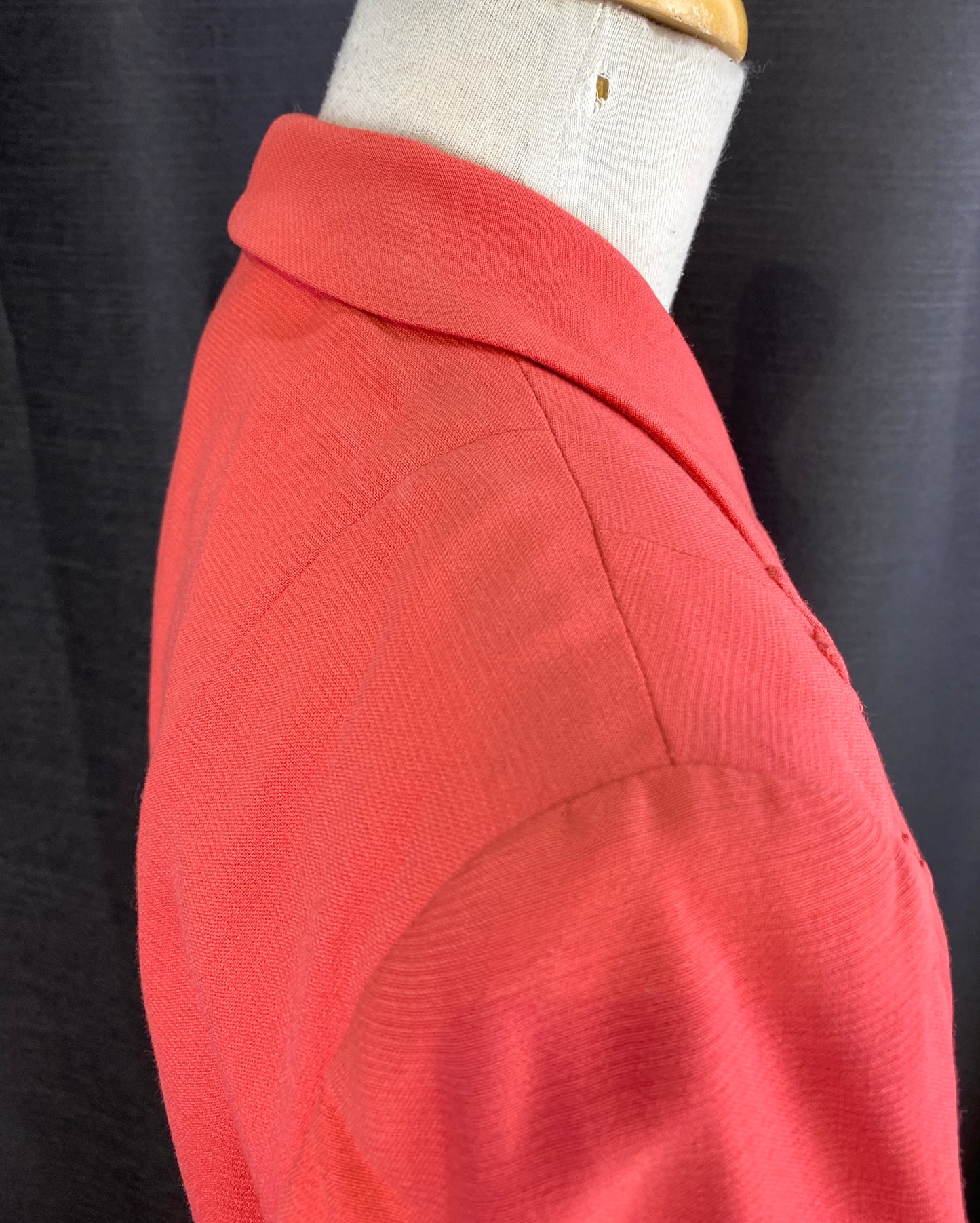 Vintage 1940s Coral Skirt Suit
