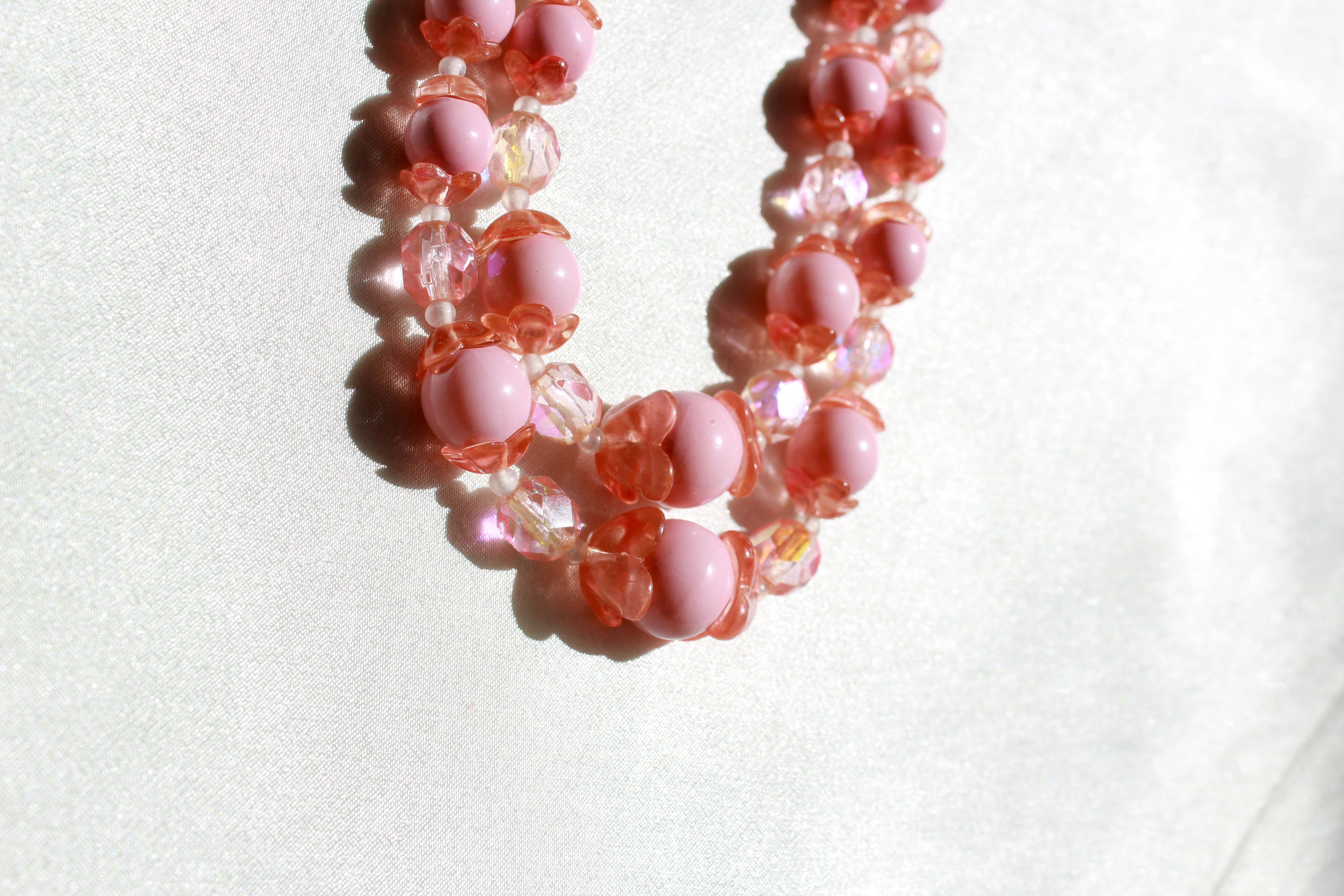 12mm Pastel Pink Opal Bead Necklace with Sterling Silver | Ross-Simons