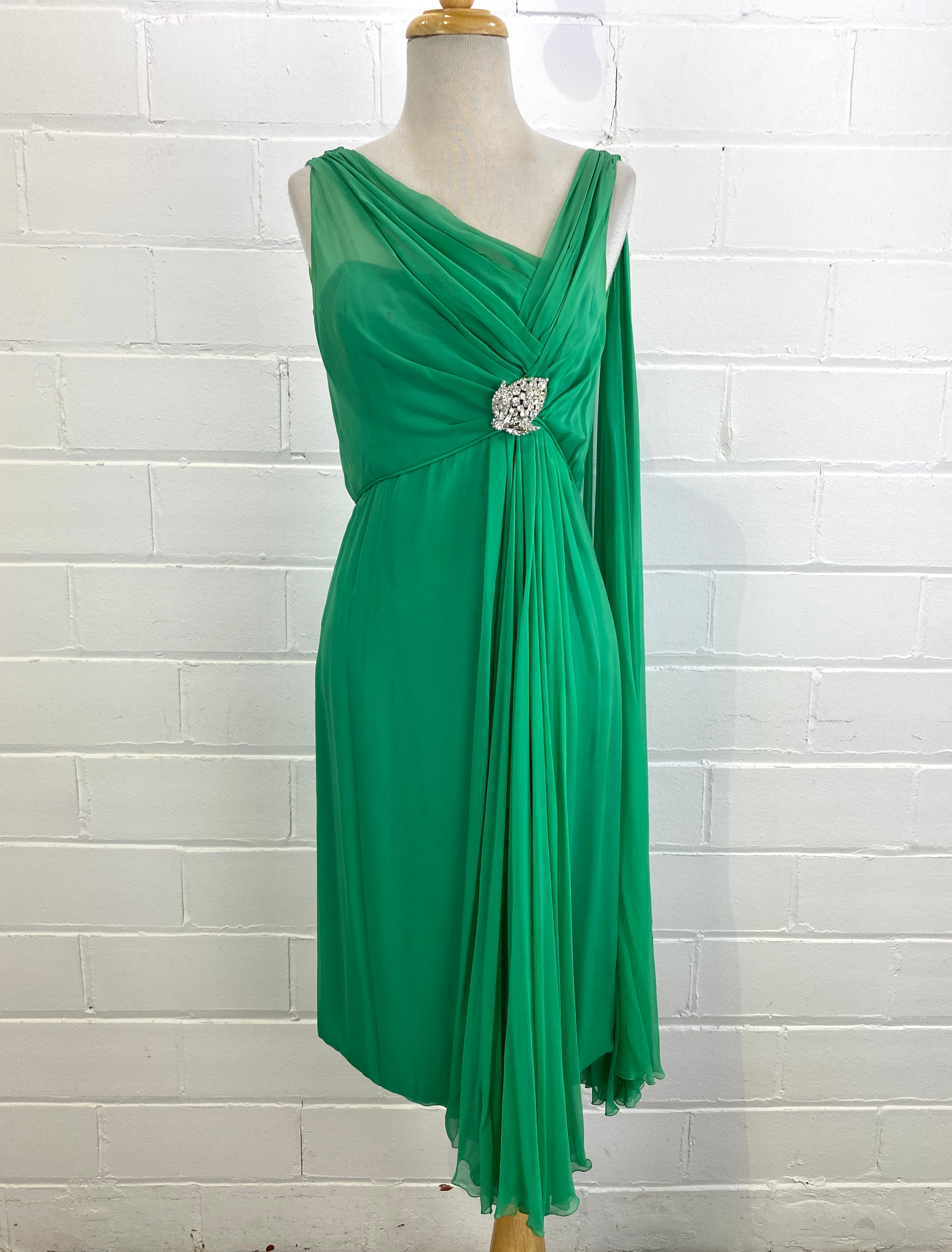 Vintage Green Cocktail Dress