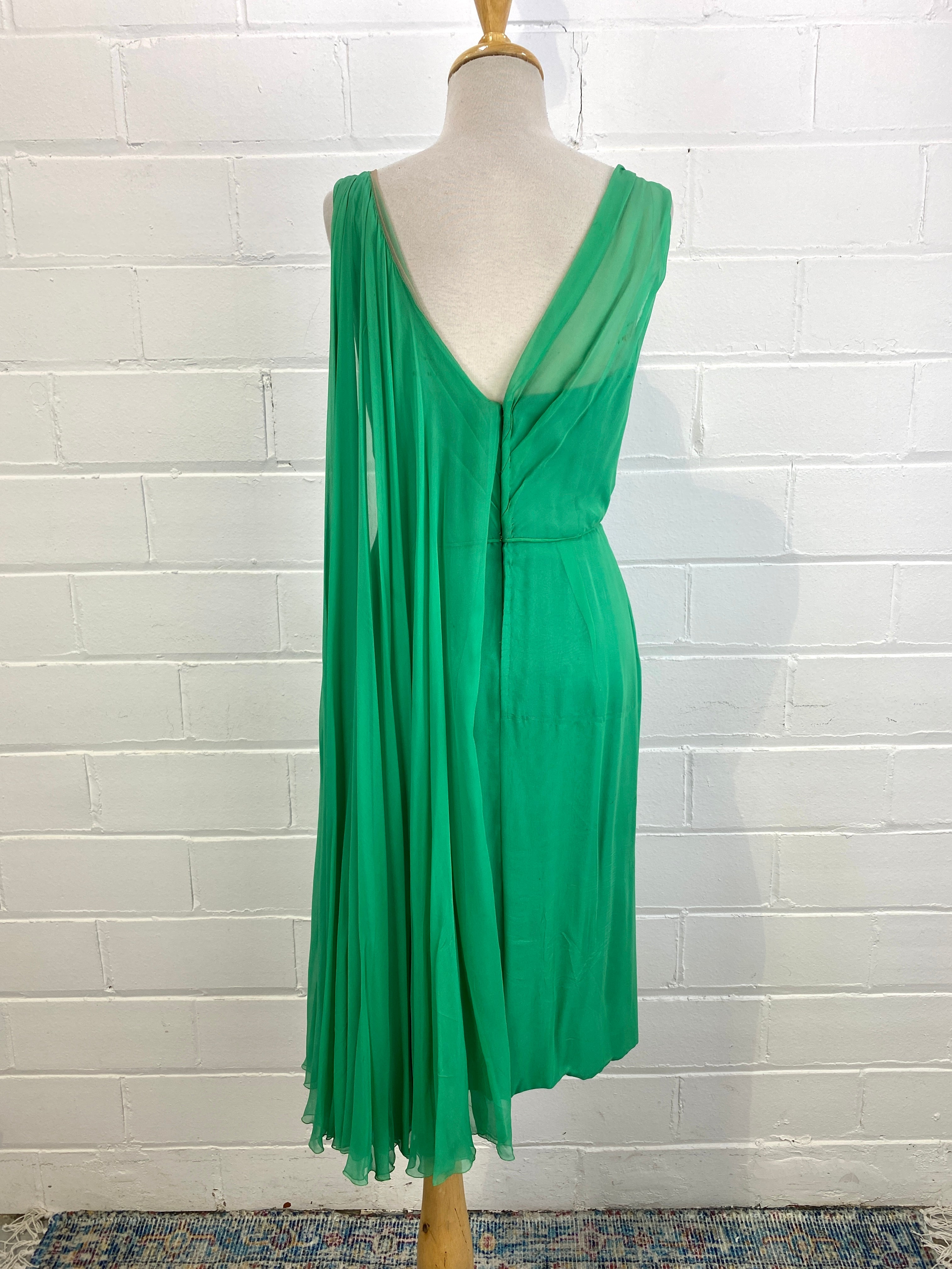 Vintage Green Cocktail Dress