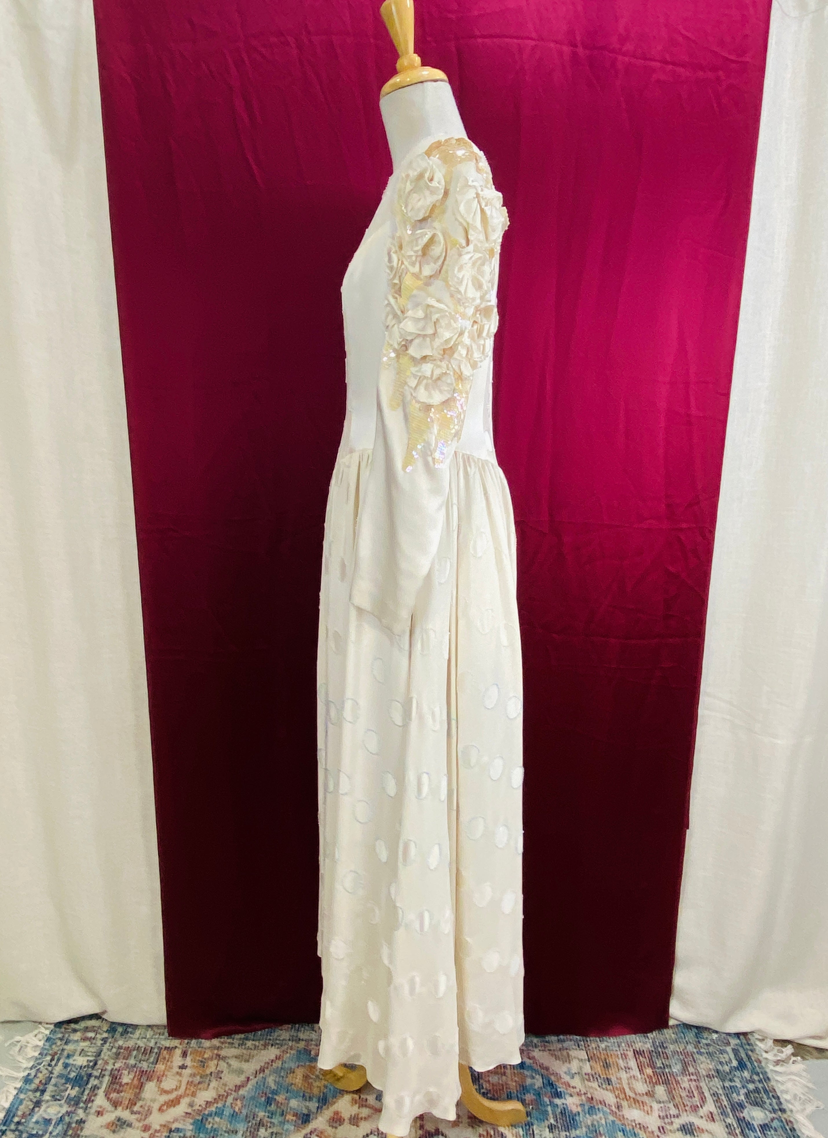 Vintage 1980s 2024 wedding dresses