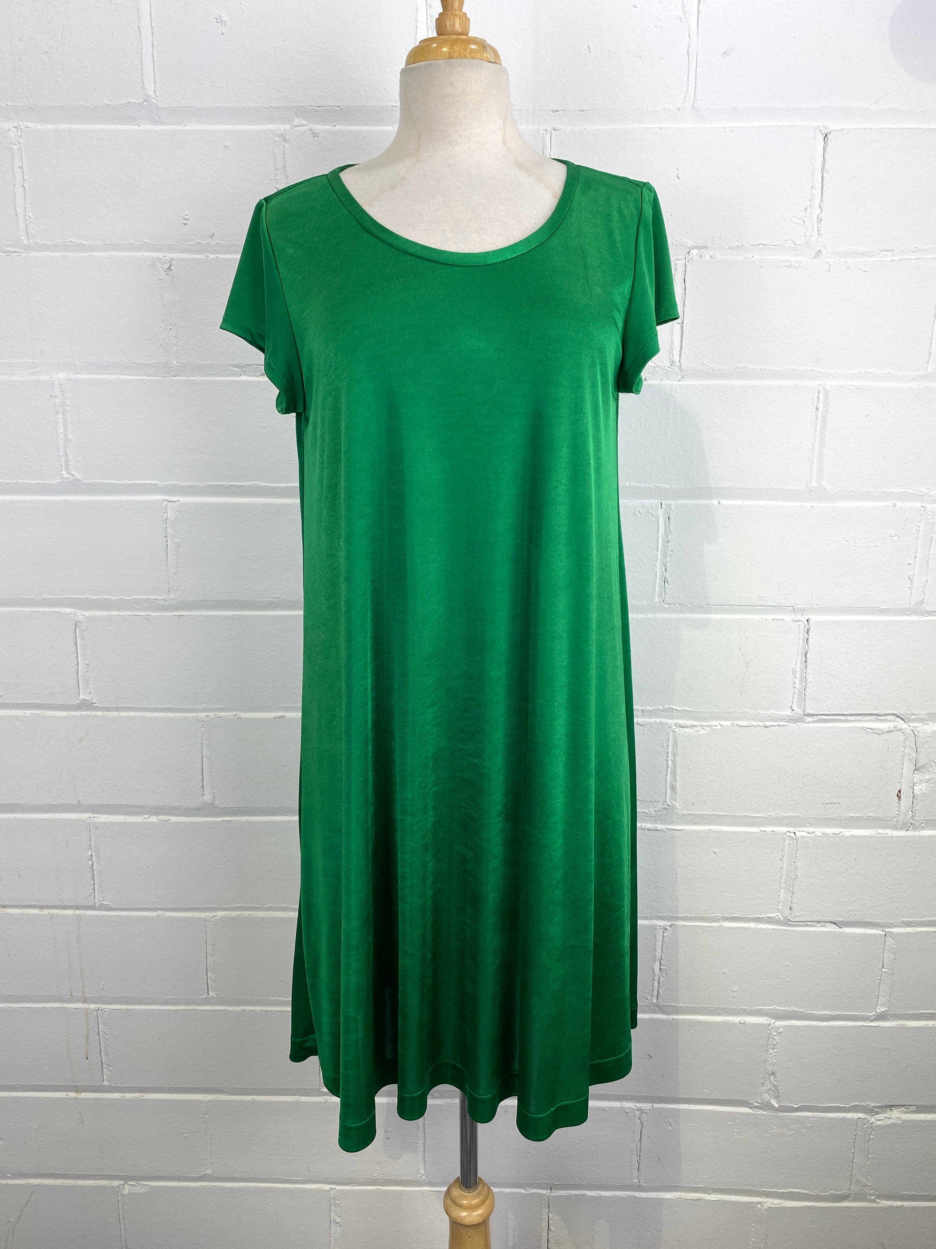 Kelly green best sale t shirt dress