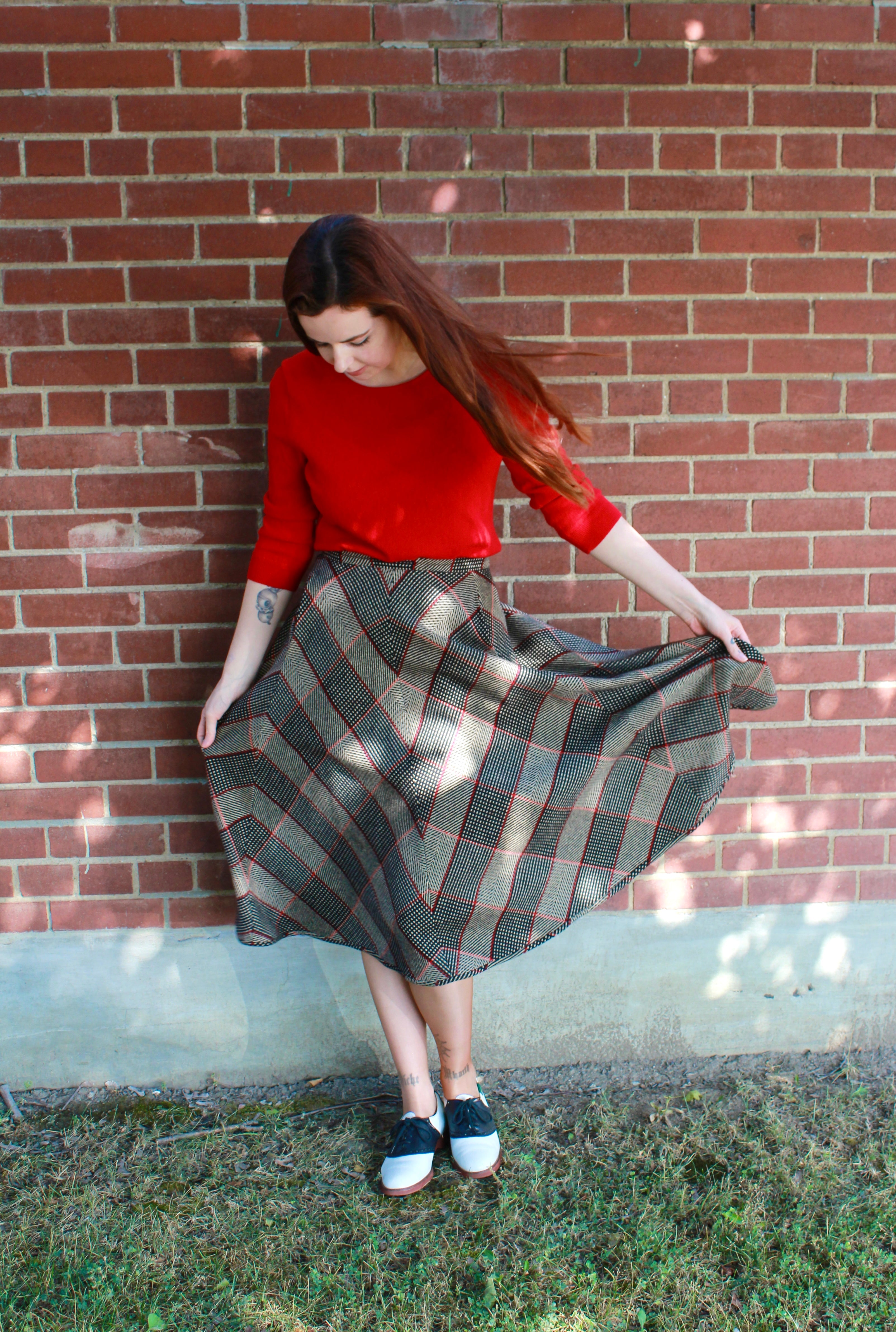 1980s flared skirt sale