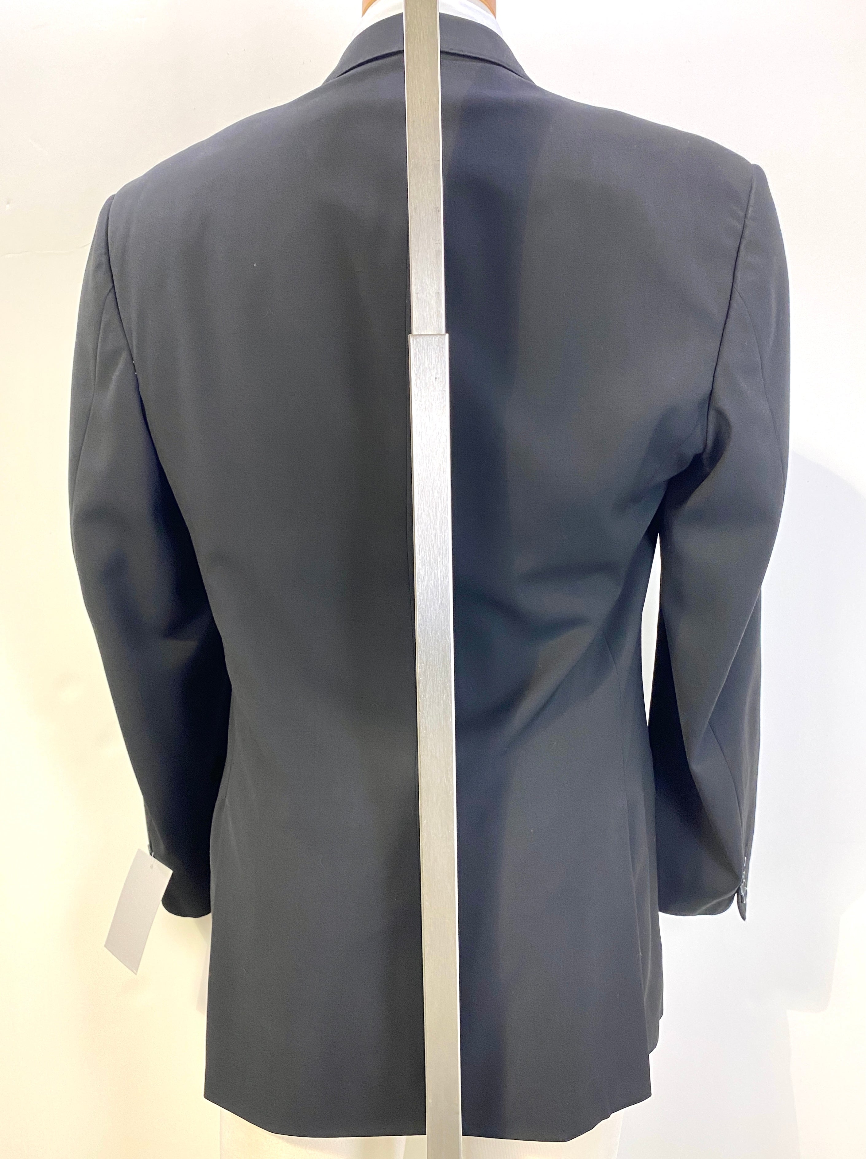 Mid 1990s Vintage Black Designer Blazer Giorgio Armani Collezioni