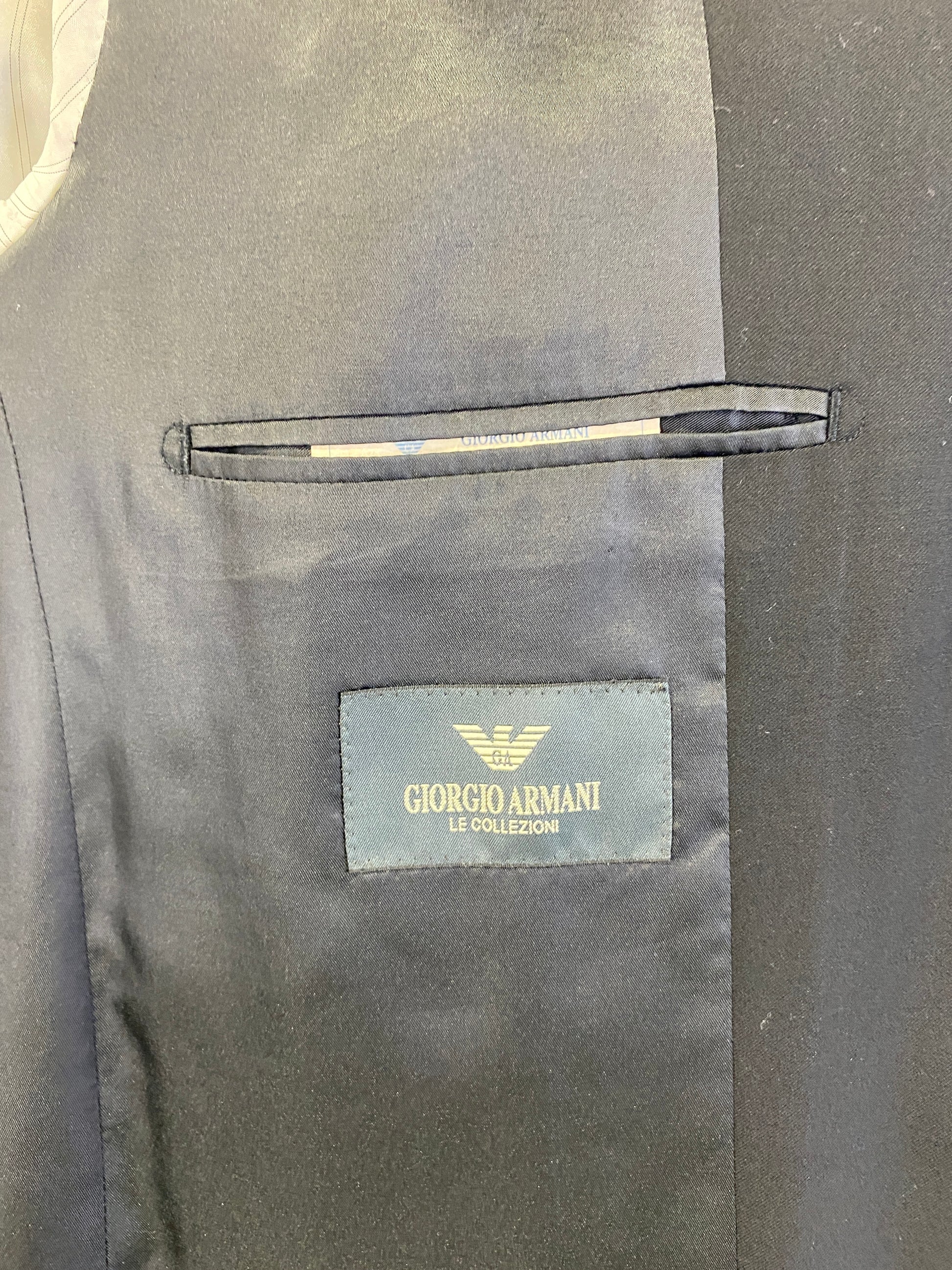 Vintage 1990s Black Giorgio Armani Blazer, C42 – Ian Drummond Vintage