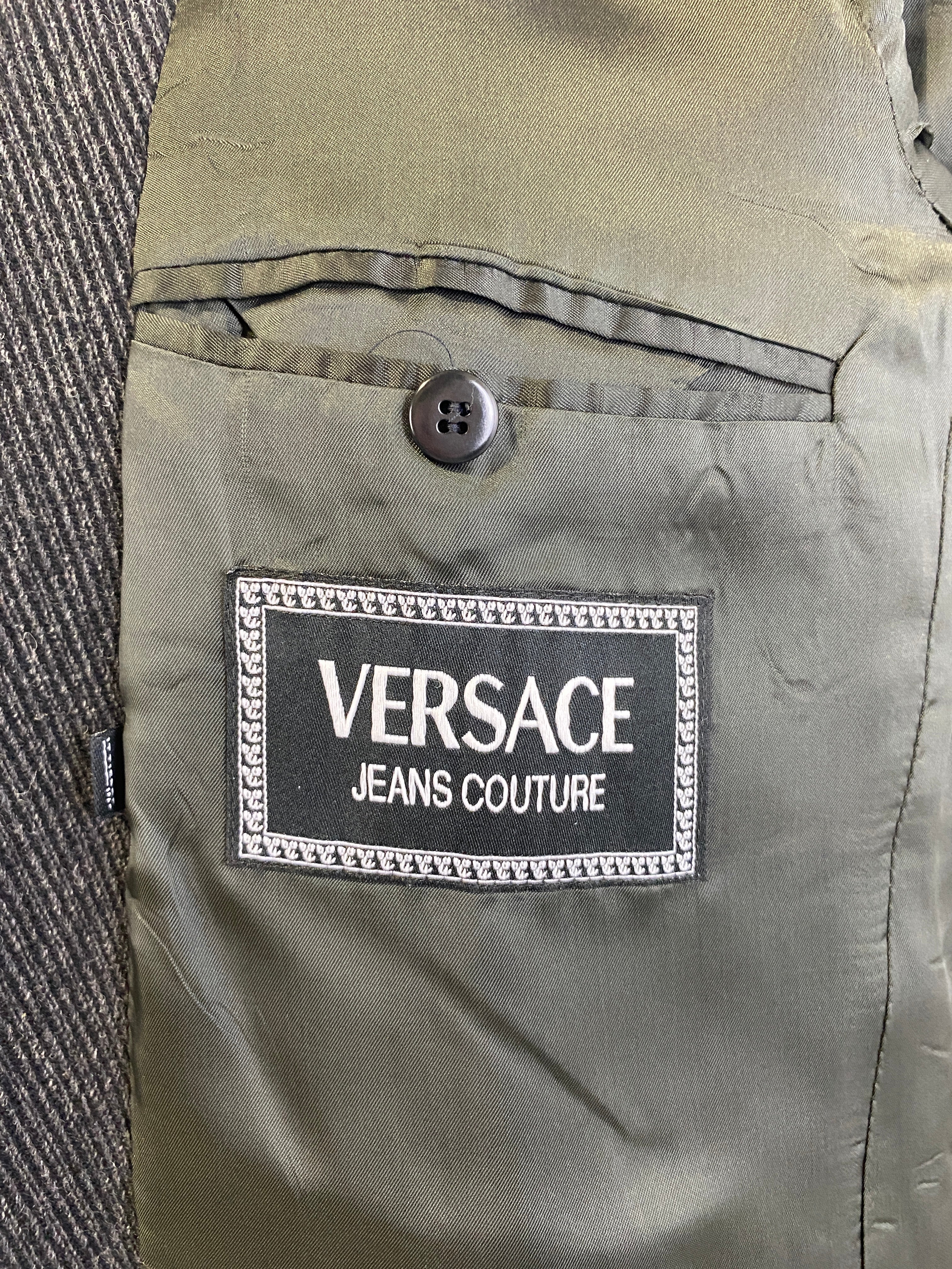 Vintage Versace Jeans Couture Black Jeans Trousers High End Designer |  Grailed
