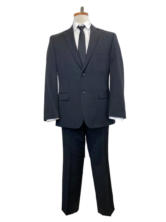 2000s Men's 2-Piece Black Suit, Moore's Pronto-Uomo, C44