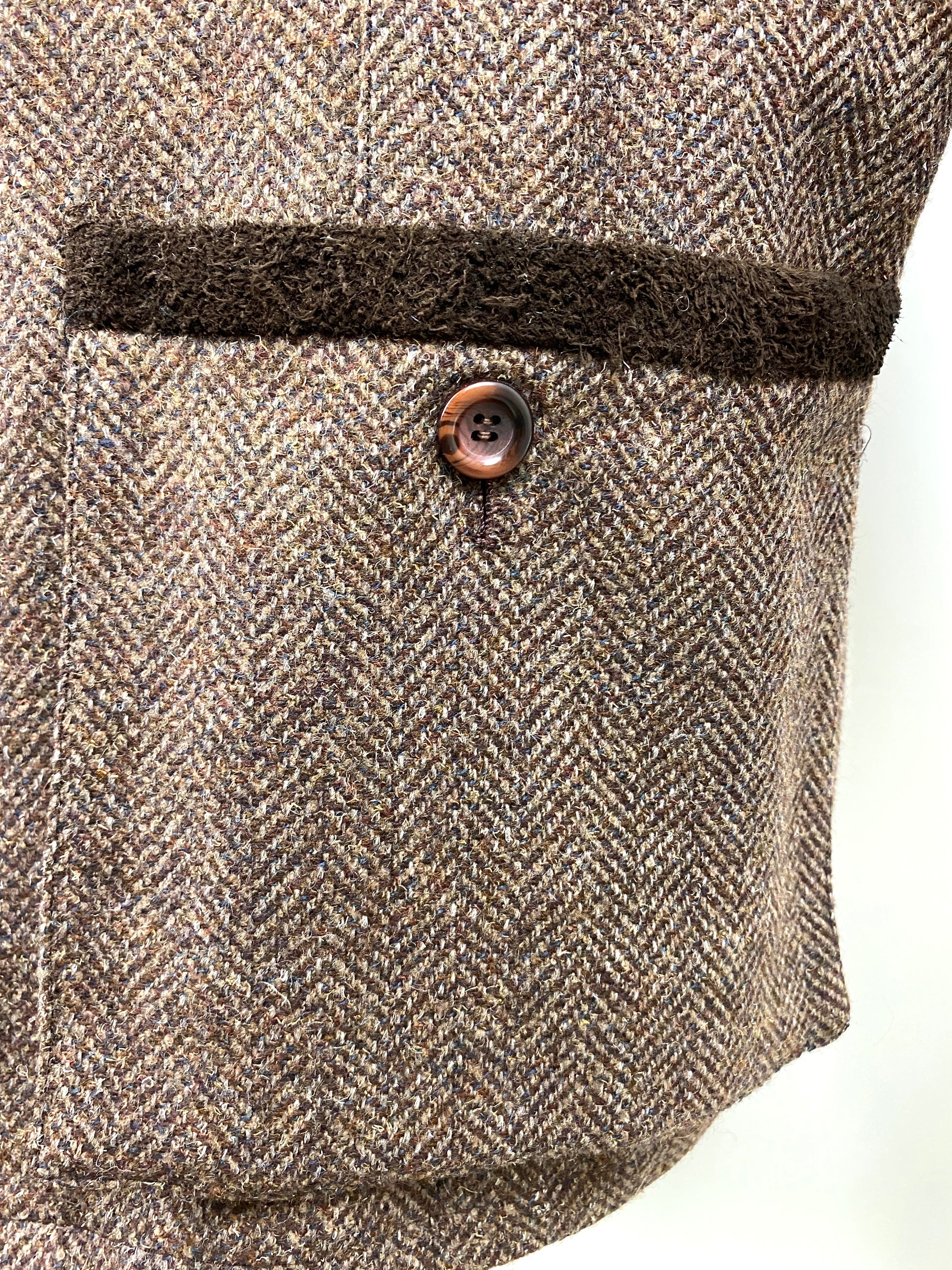 2000s Men's Brown Tweed Hunting Jacket, XL C48