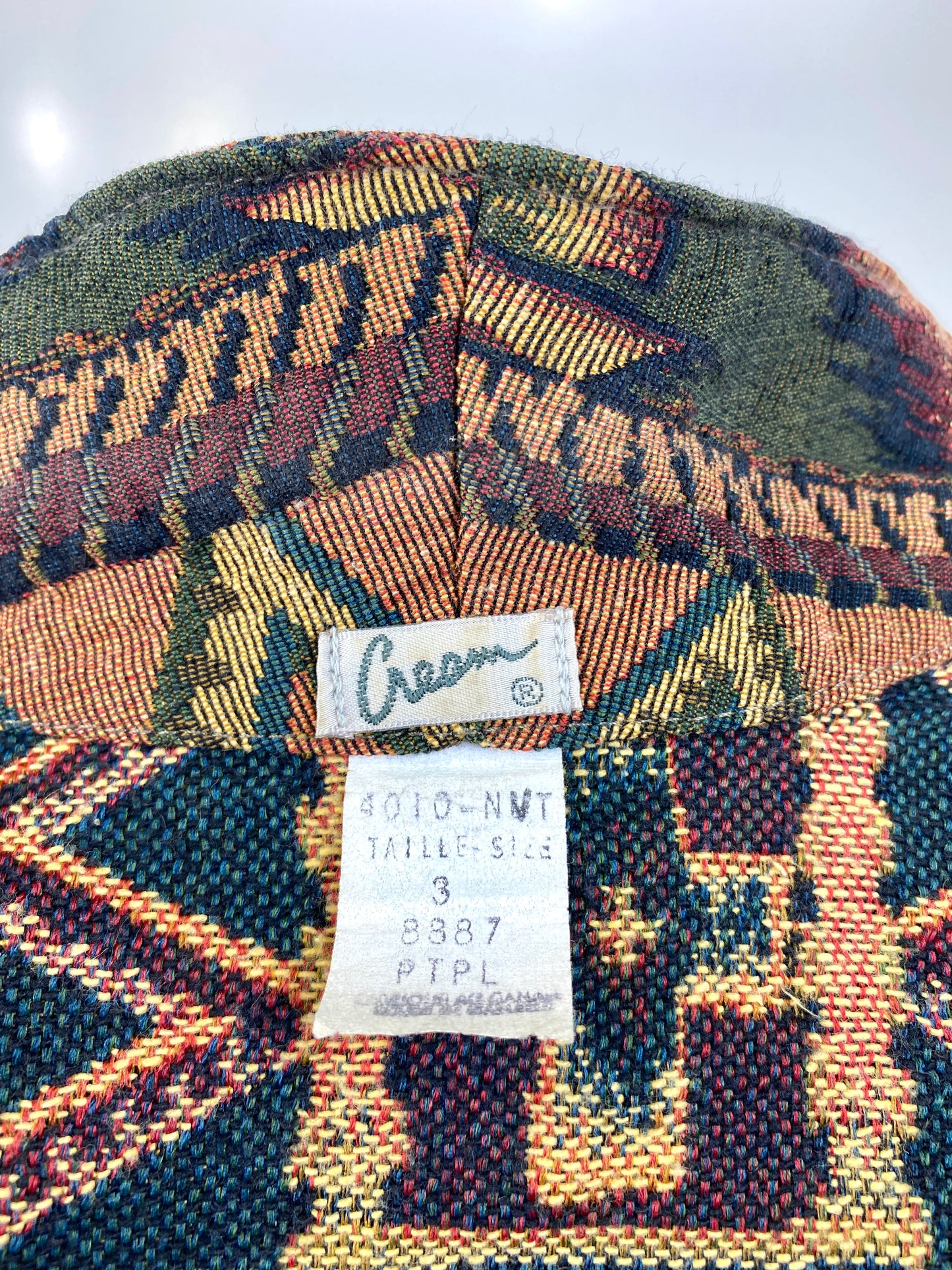 Men's Green Navajo Pattern Fashion Blazer, Upholstery Jacket, Emanuel Ravelli, C44