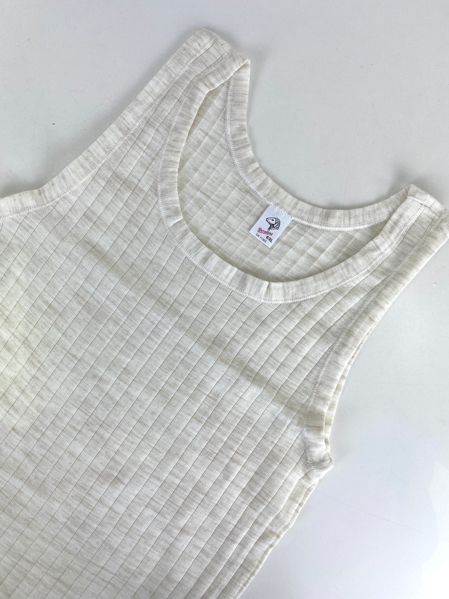 Vintage 1980s Deadstock Acrylic-Knit Heather Tank Tops, NOS