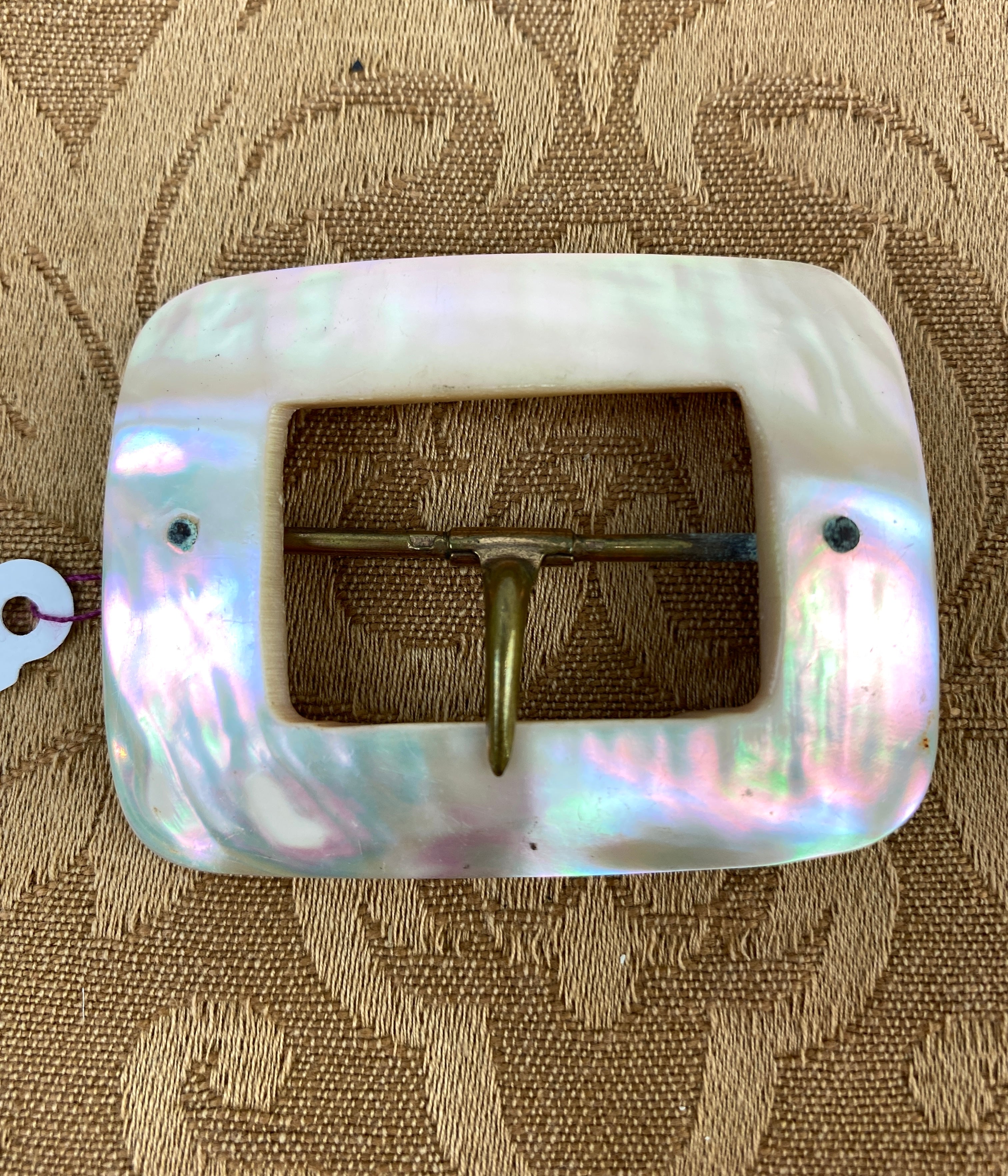 Mother of shop pearl buckle