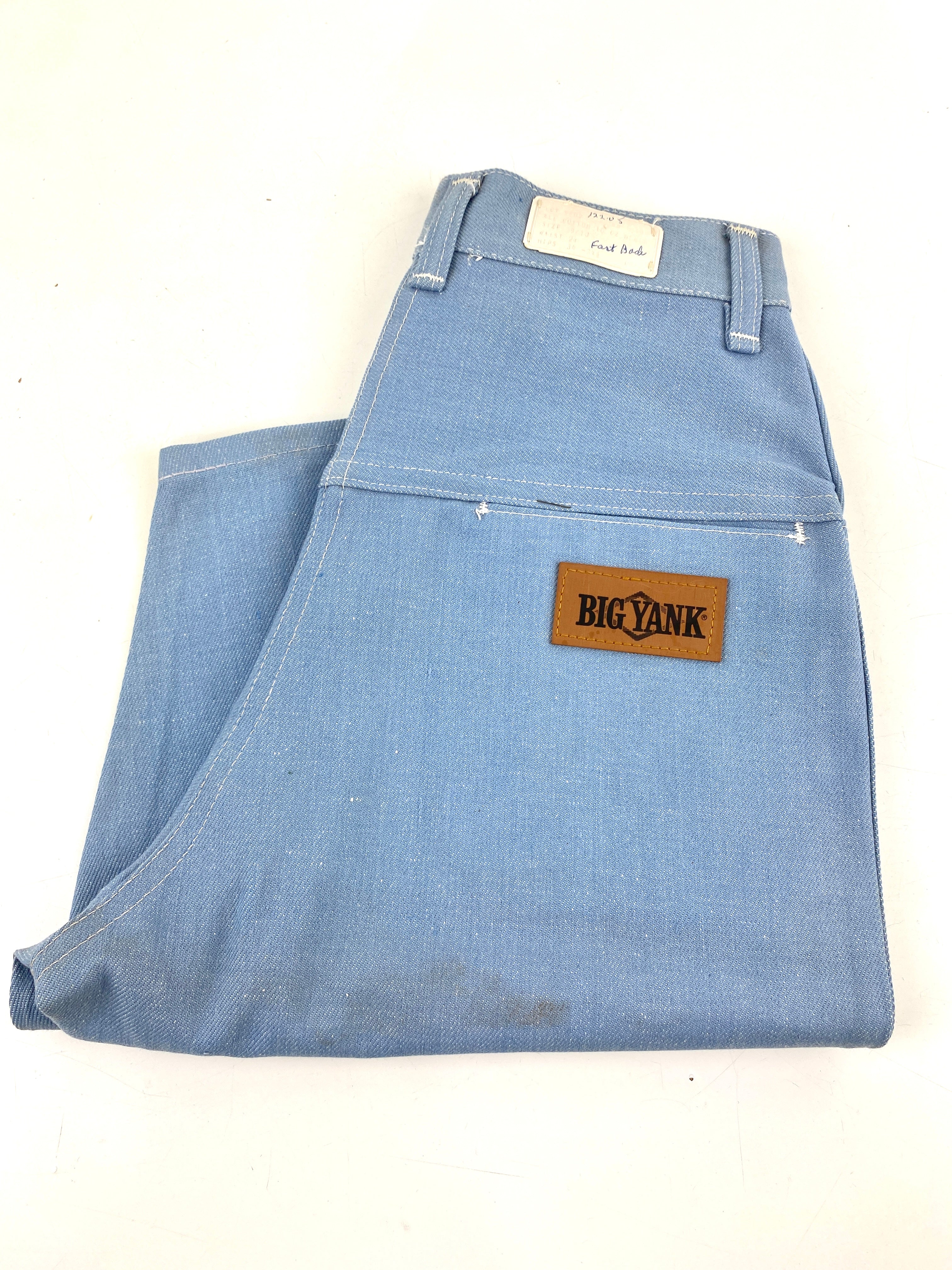 Vintage 1970s Deadstock Girls Jeans, Kids 'Big Yank' Cut-Off Jean