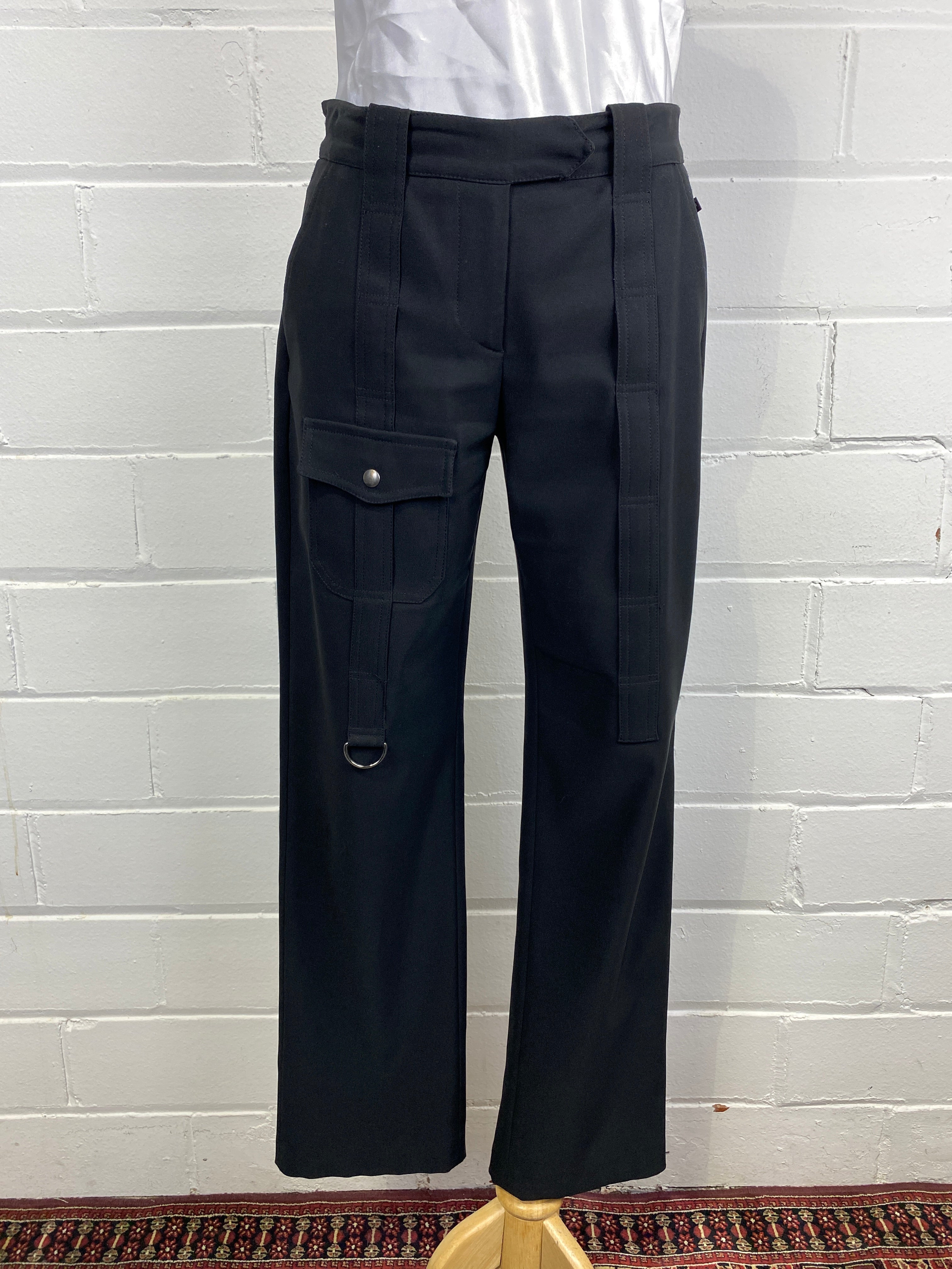 GIANFRANCO FERRE leather pocket pants 公式ストア - パンツ