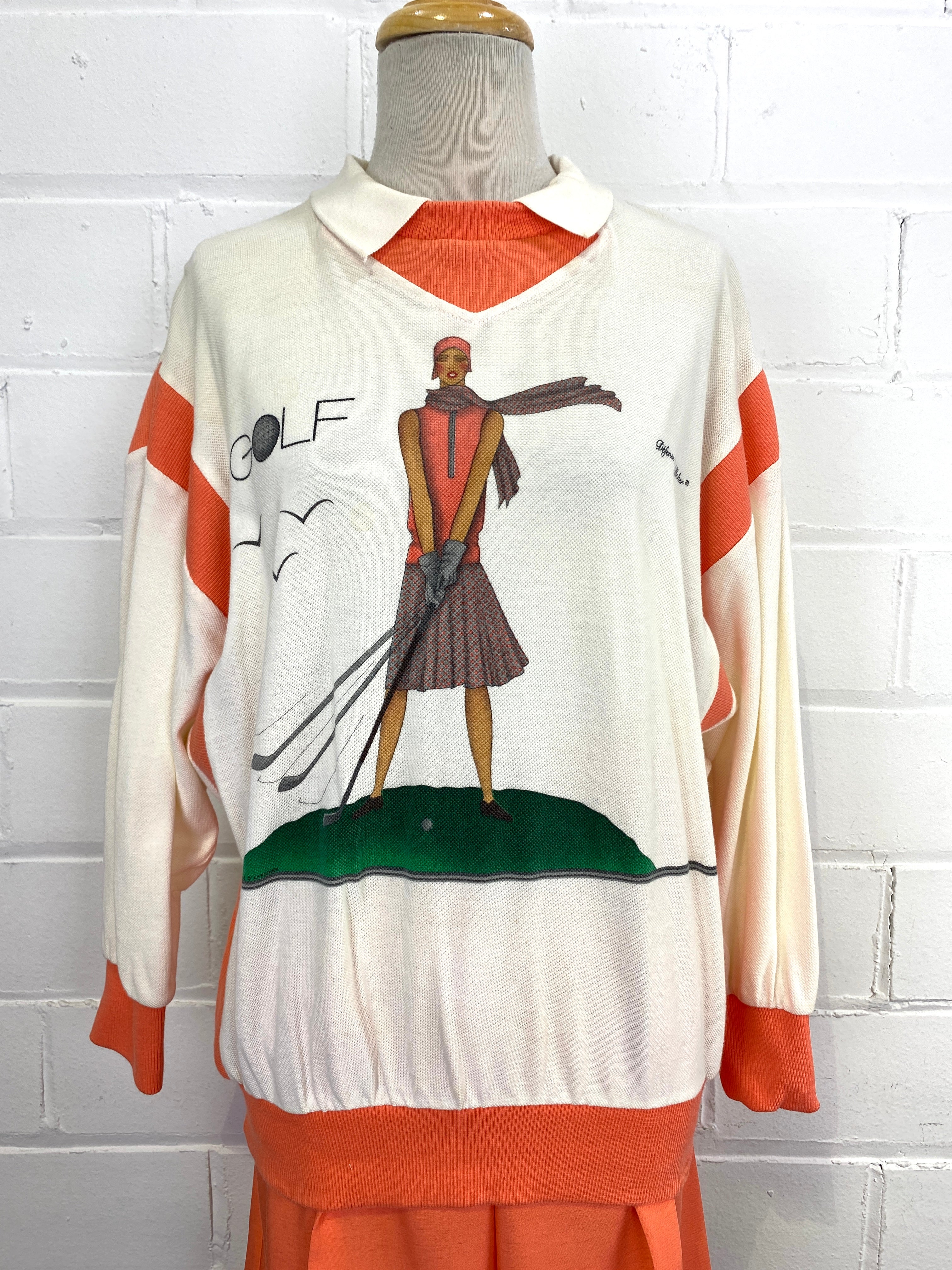 Vintage discount golf sweater