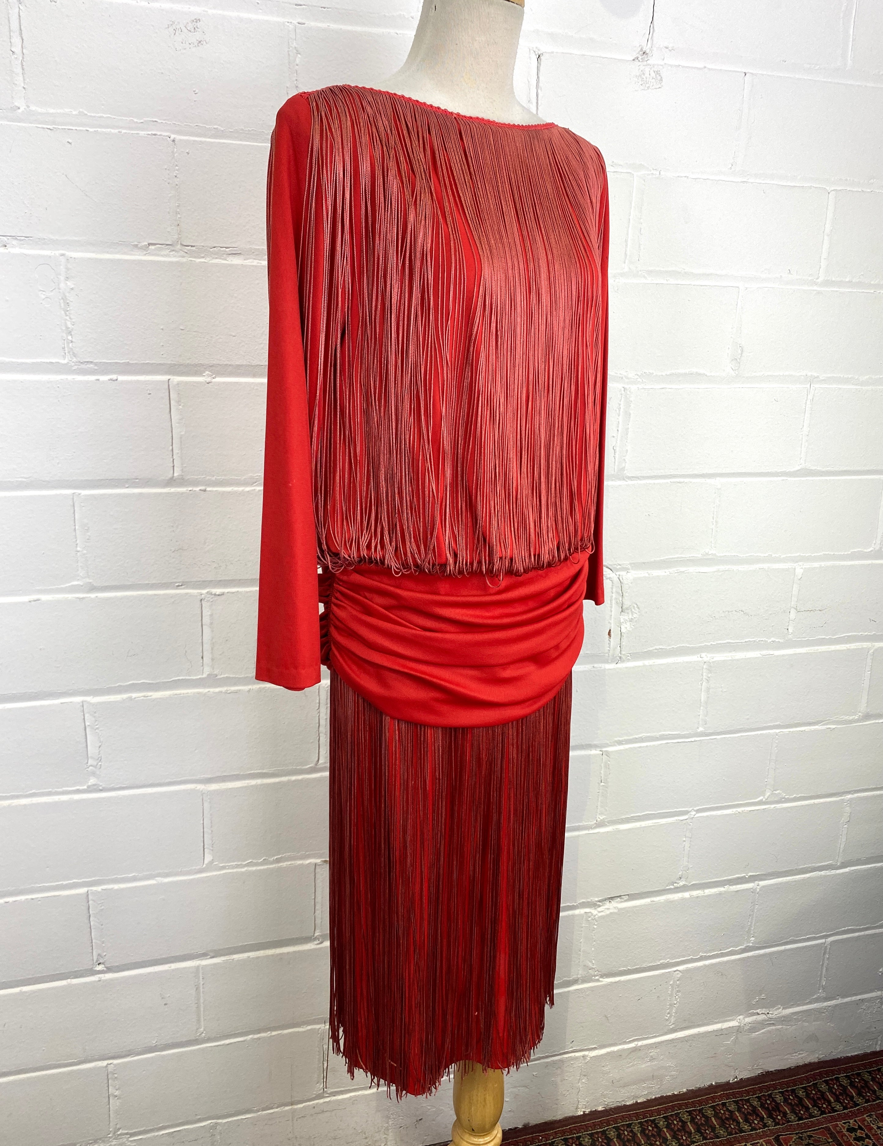 20s hotsell red dress