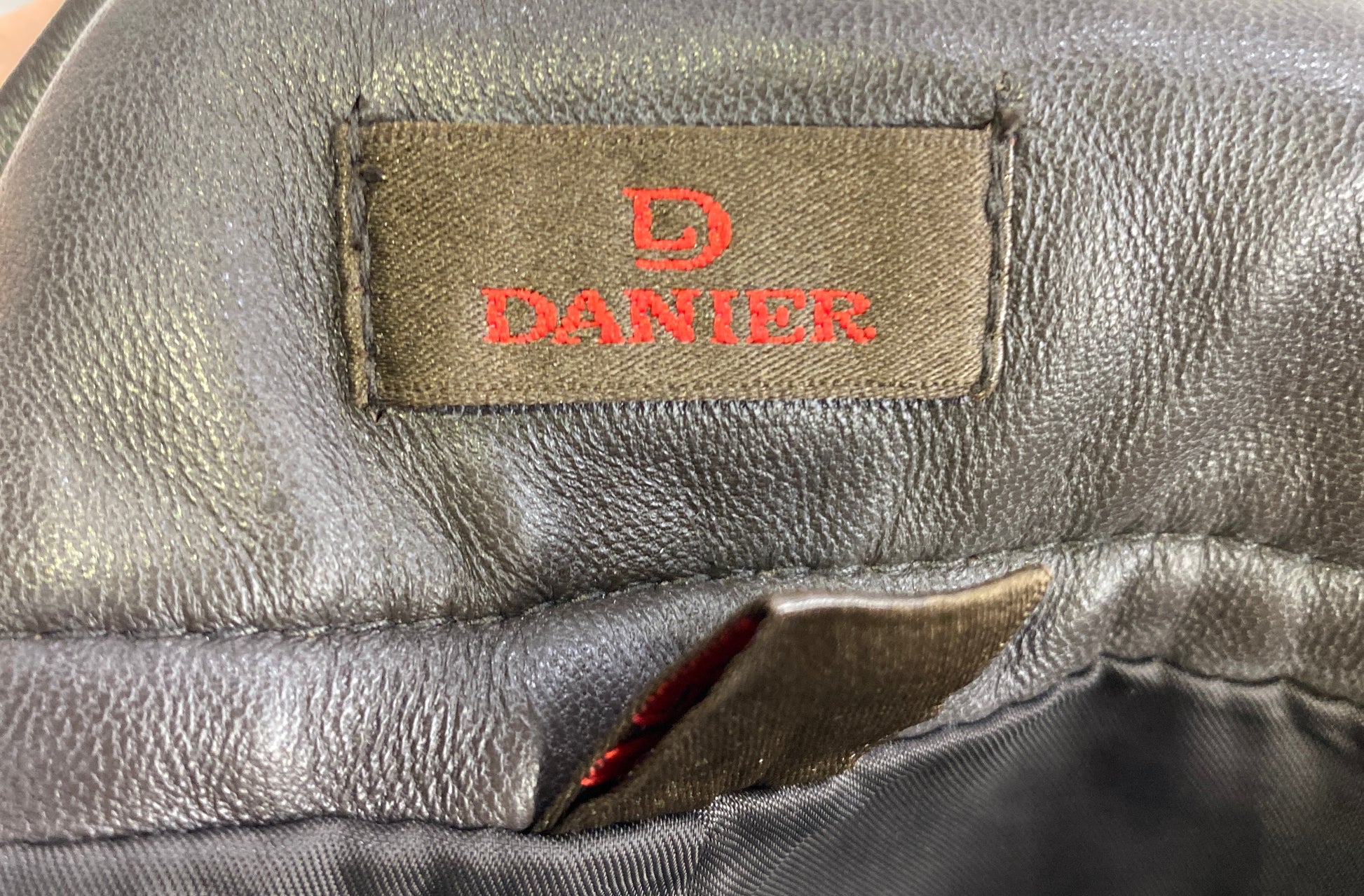 Vintage Y2K Brown Leather Danier Pants, W32