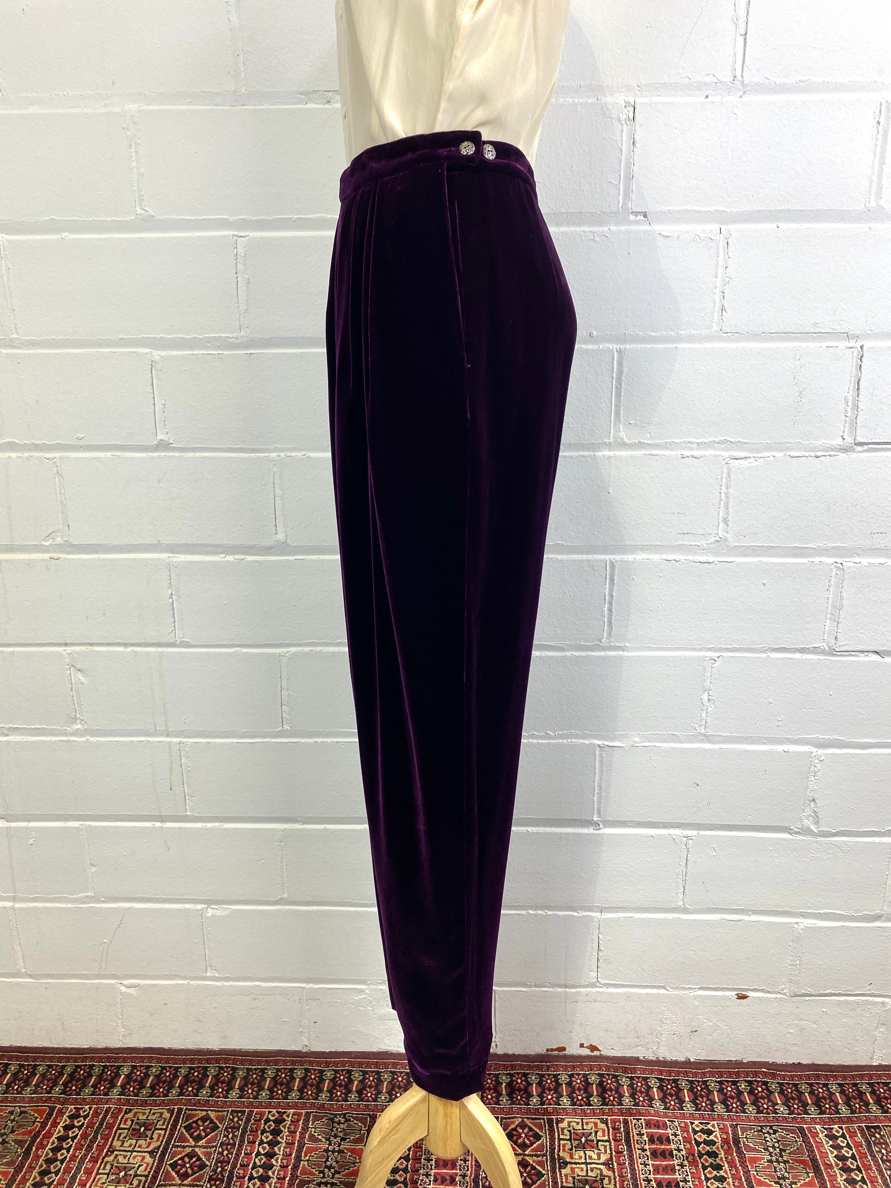 Y2k Vintage Black Velvet Pants [XS] – The Diamond Hanger