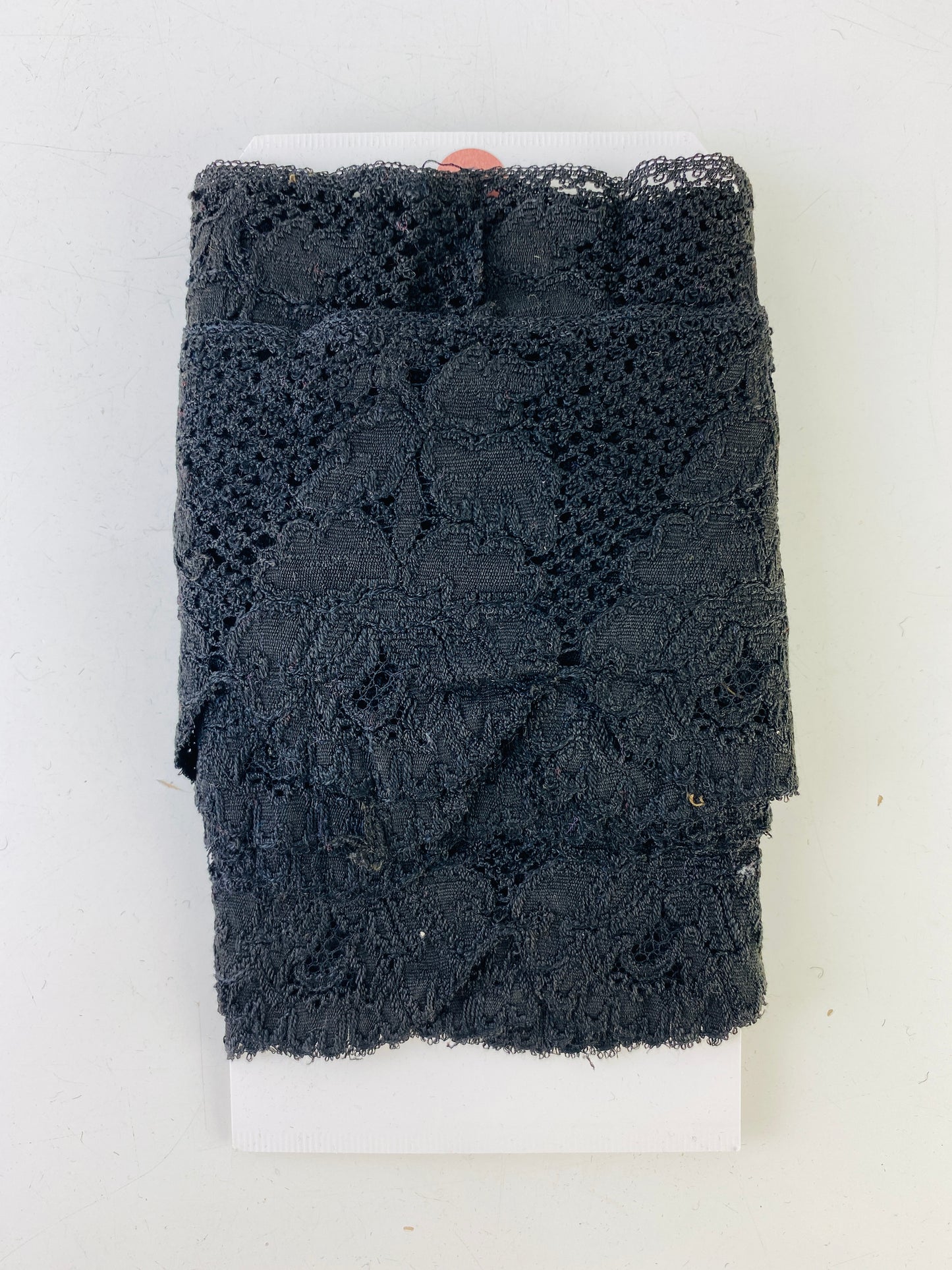 Vintage Black Lace Trim, 2.97m