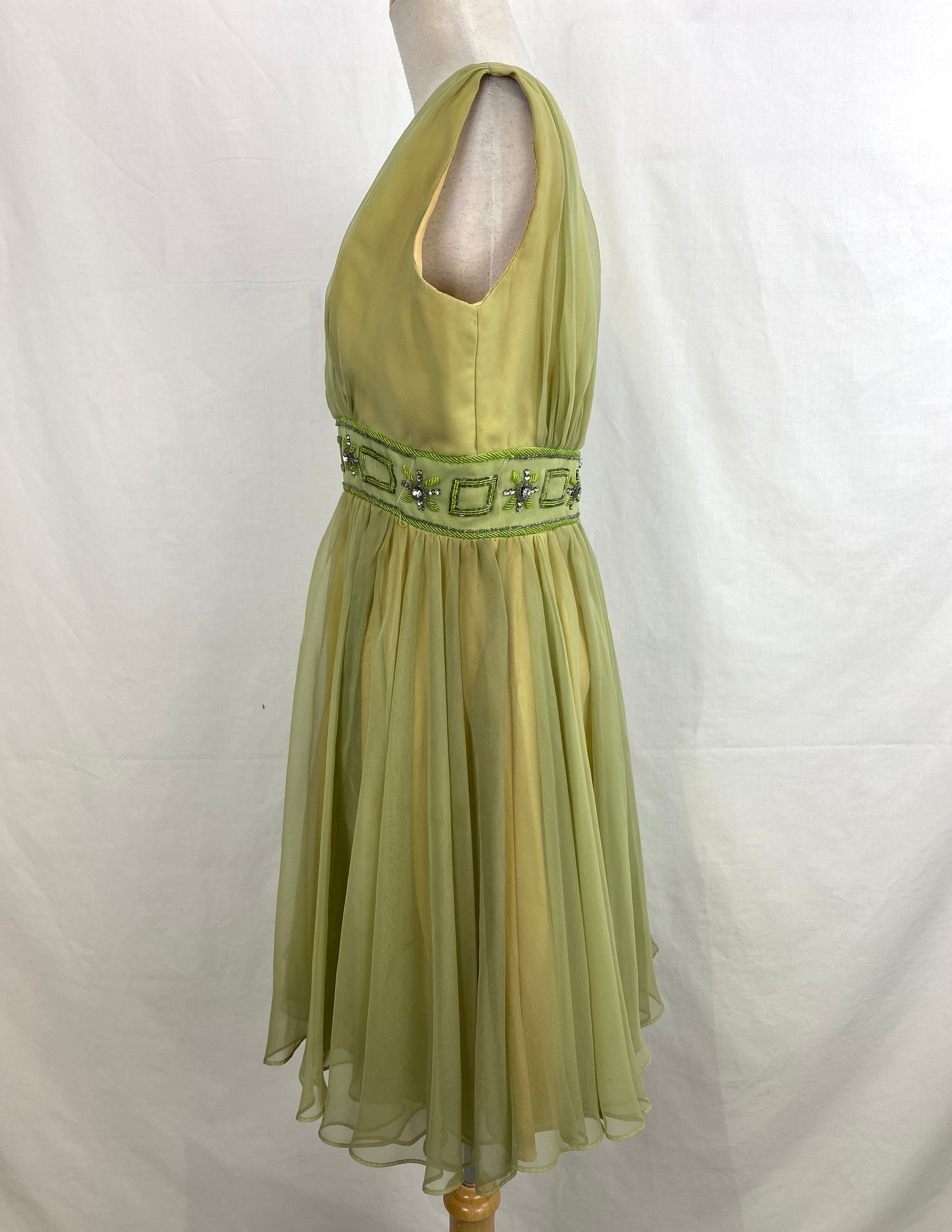 1960s 2 Pc Dress Ensemble by MISS ELLIETTE of California Size 