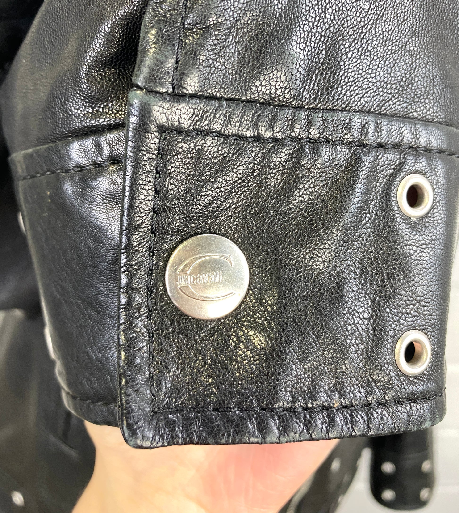 Harley-Davidson Women's Grommet Bling Rhinestones Leather Belt