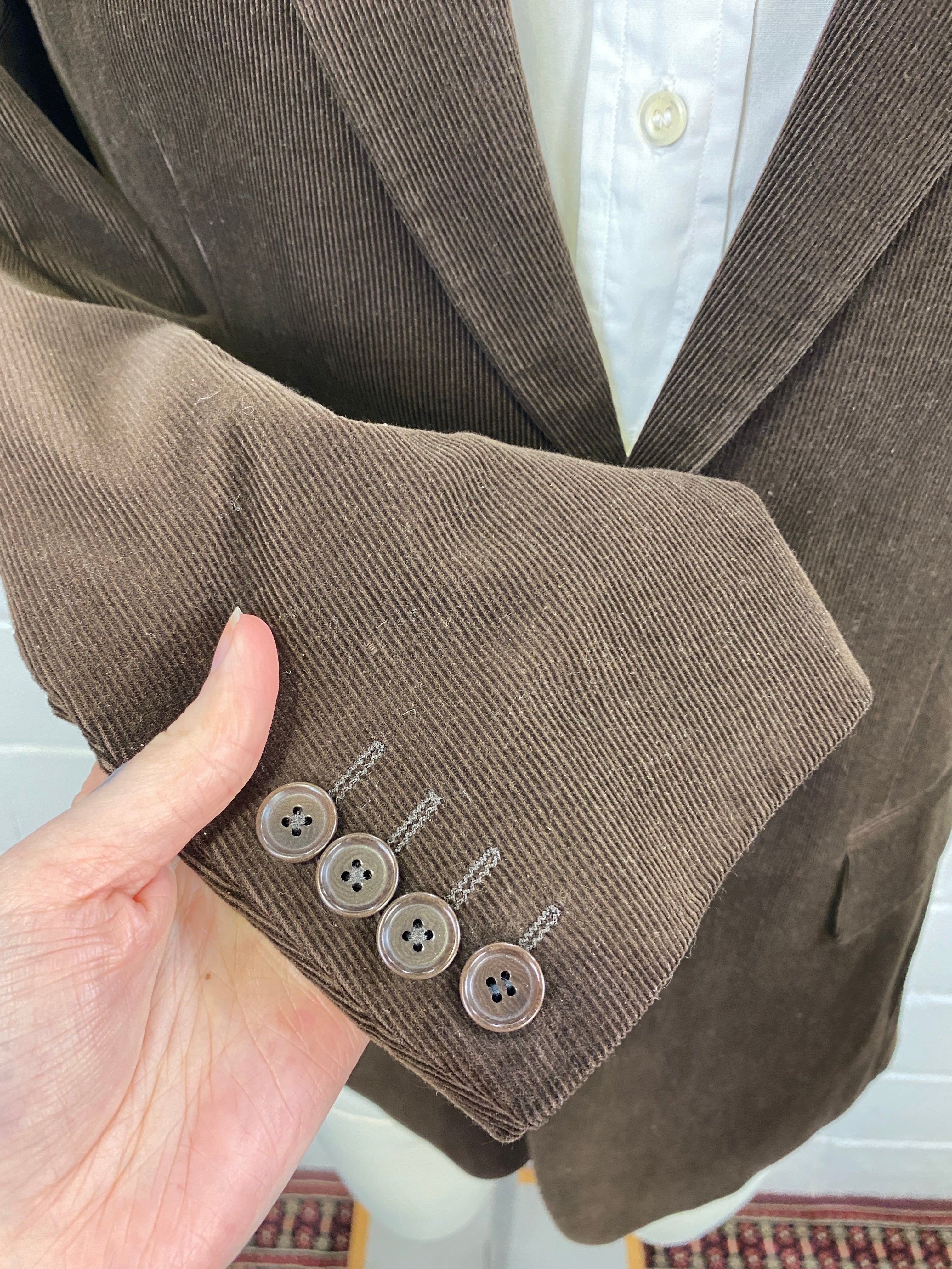 Zara brown cheap corduroy jacket