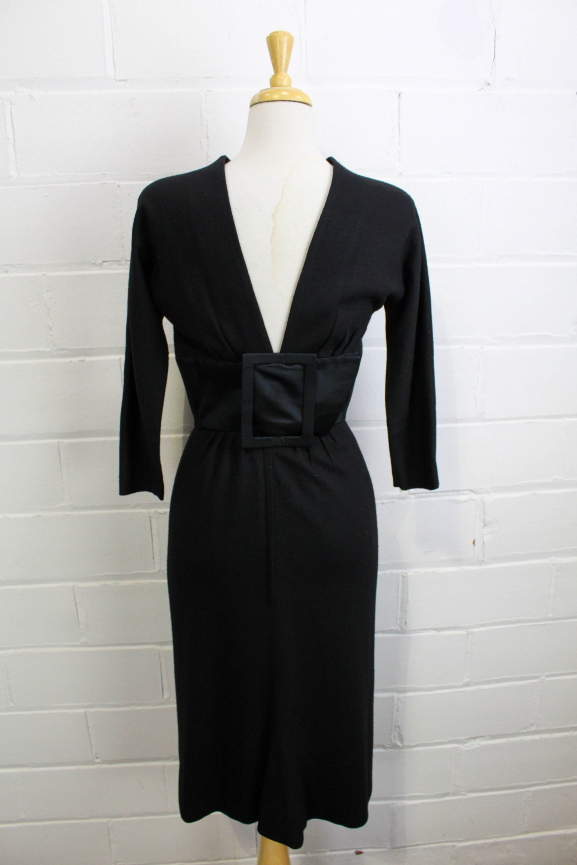 1960s Luis Estevez Black Cocktail Dress, Small – Ian Drummond Vintage