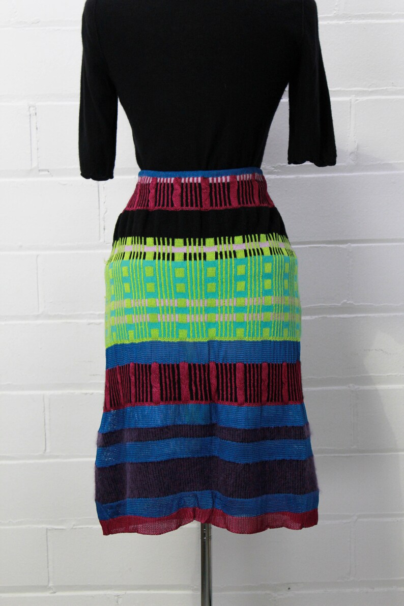 90s Vintage Bazar de Christian Lacroix Knit Skirt 