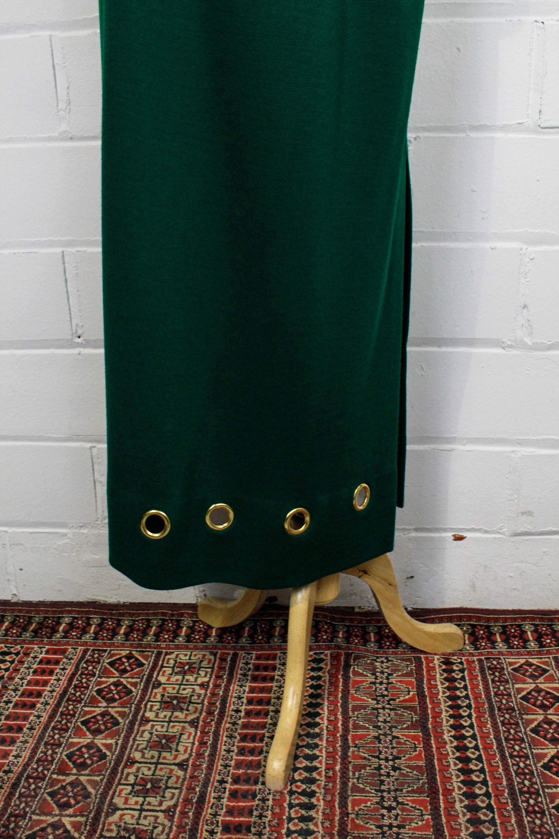 1970s Arbe Knits Green Skirt and Top Set, Medium