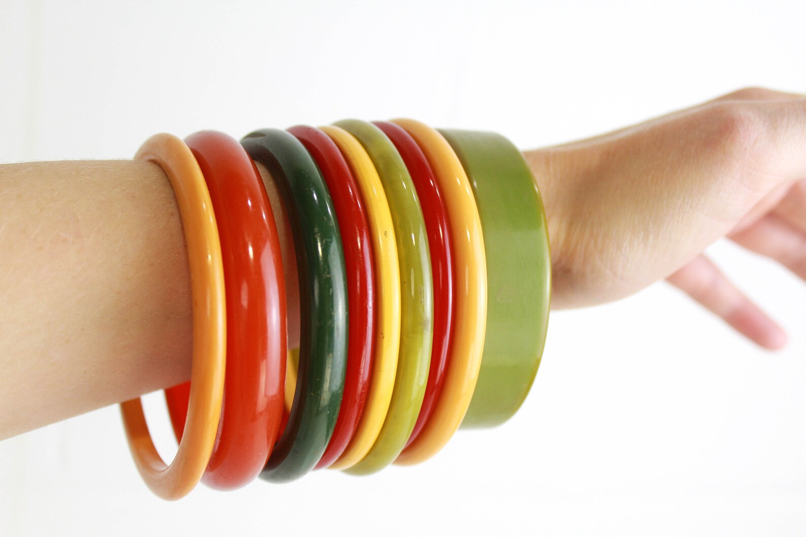 Bakelite bangles on sale