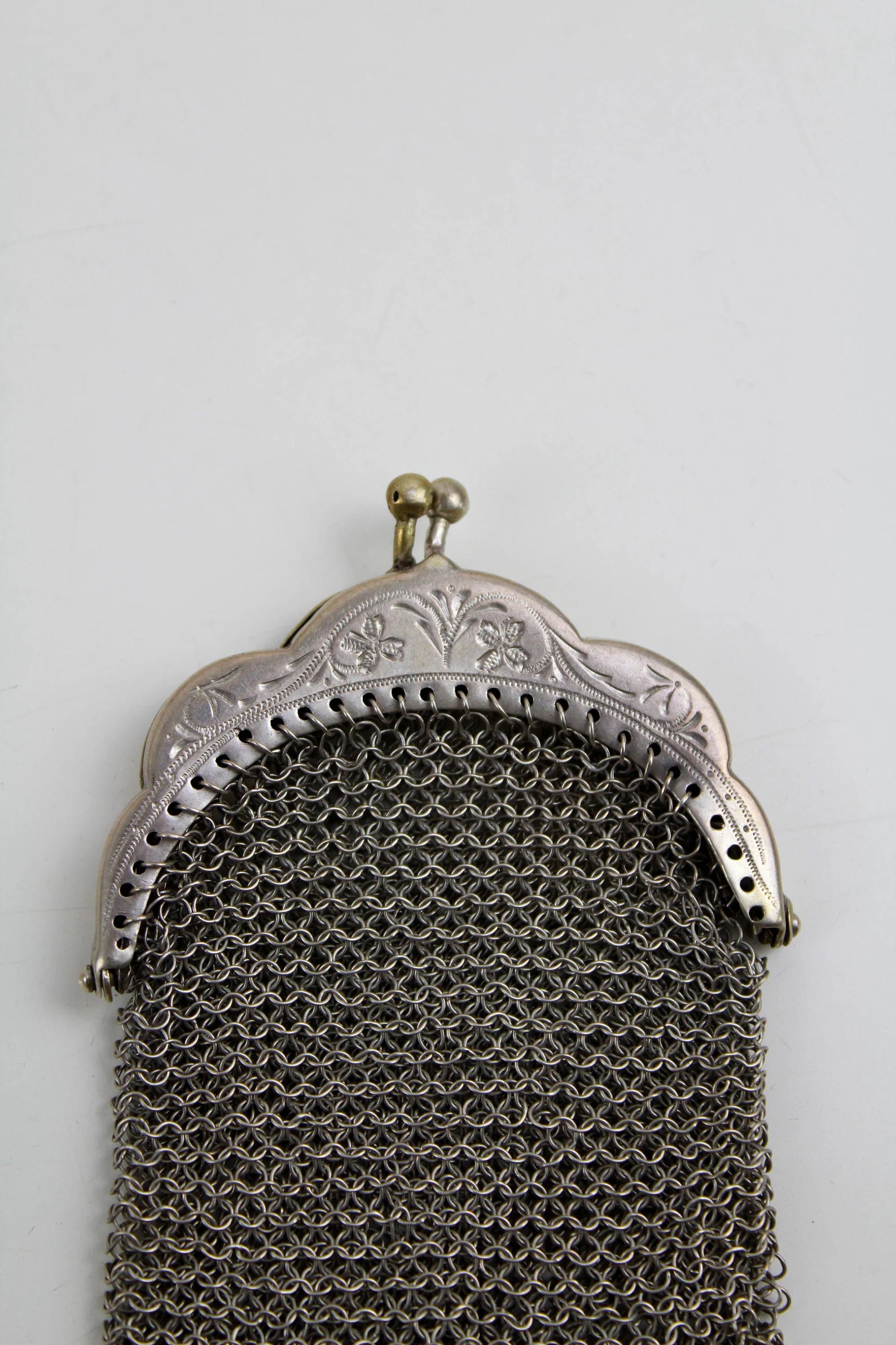 Antique chain link purse online