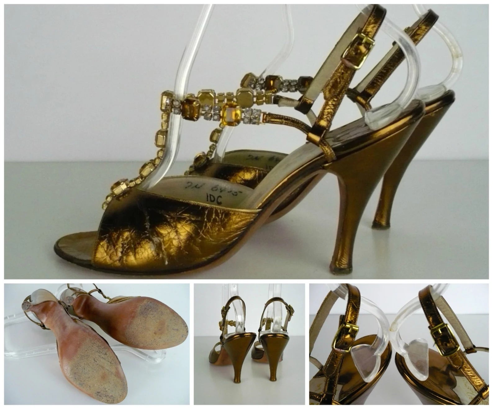 Fergie Strappy Heel (Gold) – Lilly's Kloset