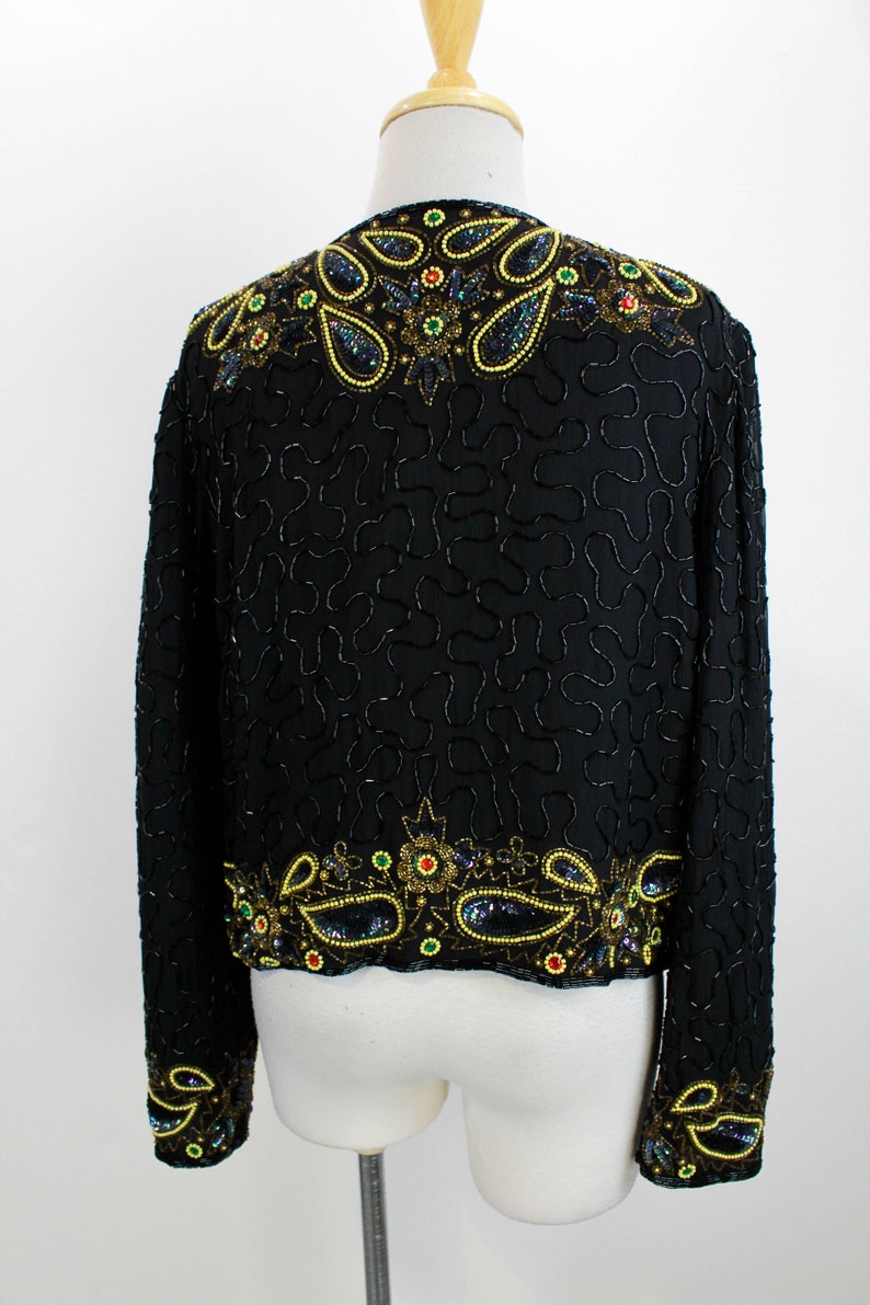 Vintage beaded outlet jacket